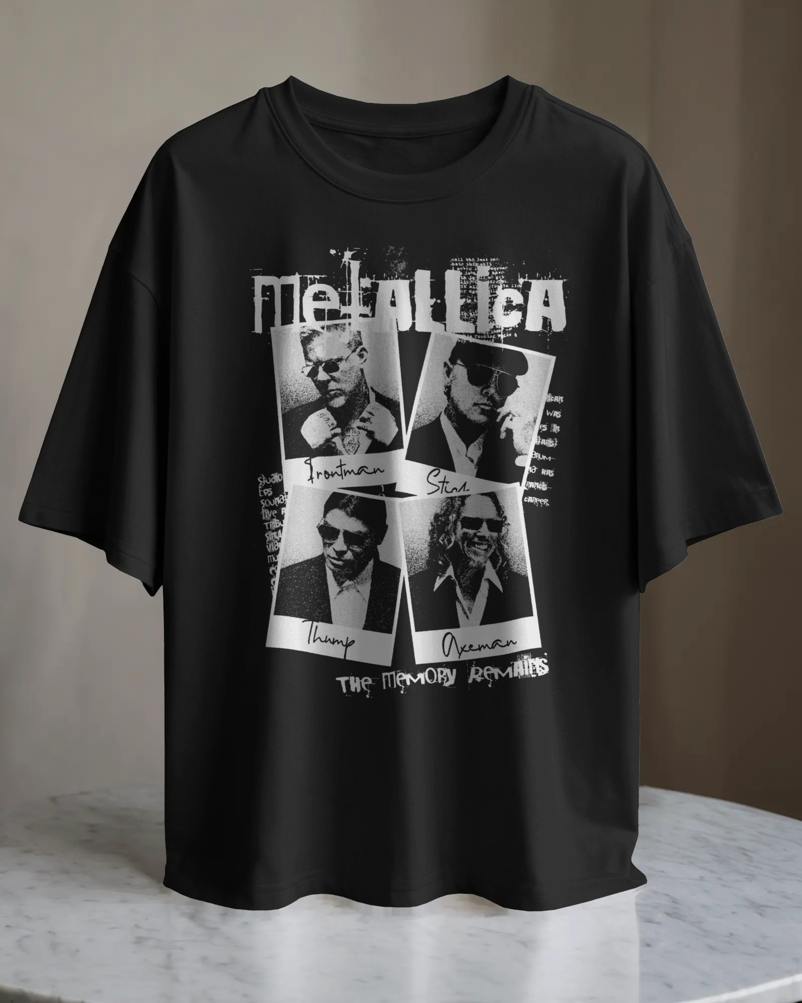 POLO OVERSIZE BANDA METALLICA 04 - 1
