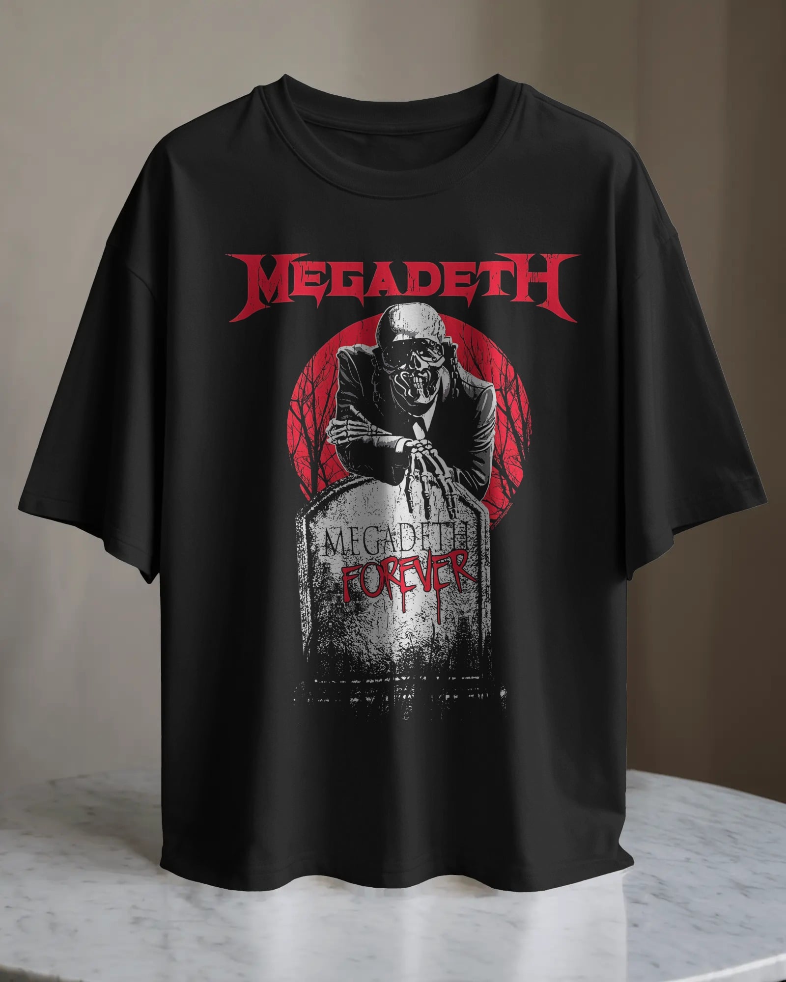 POLO OVERSIZE BANDA MEGADETH 02 - 1