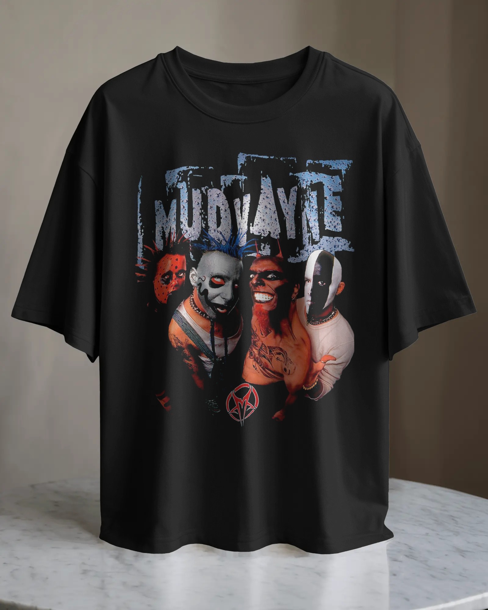 POLO OVERSIZE BANDA HEAVY METAL MUDVAYNE 012 - 1