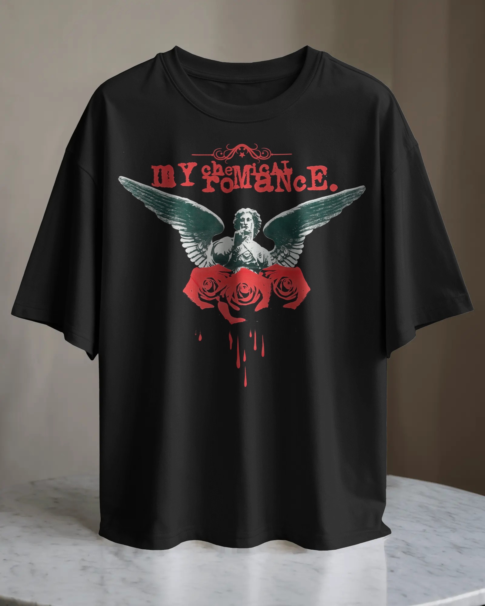 POLO OVERSIZE BANDA MY CHEMICAL ROMANCE 012 - 1