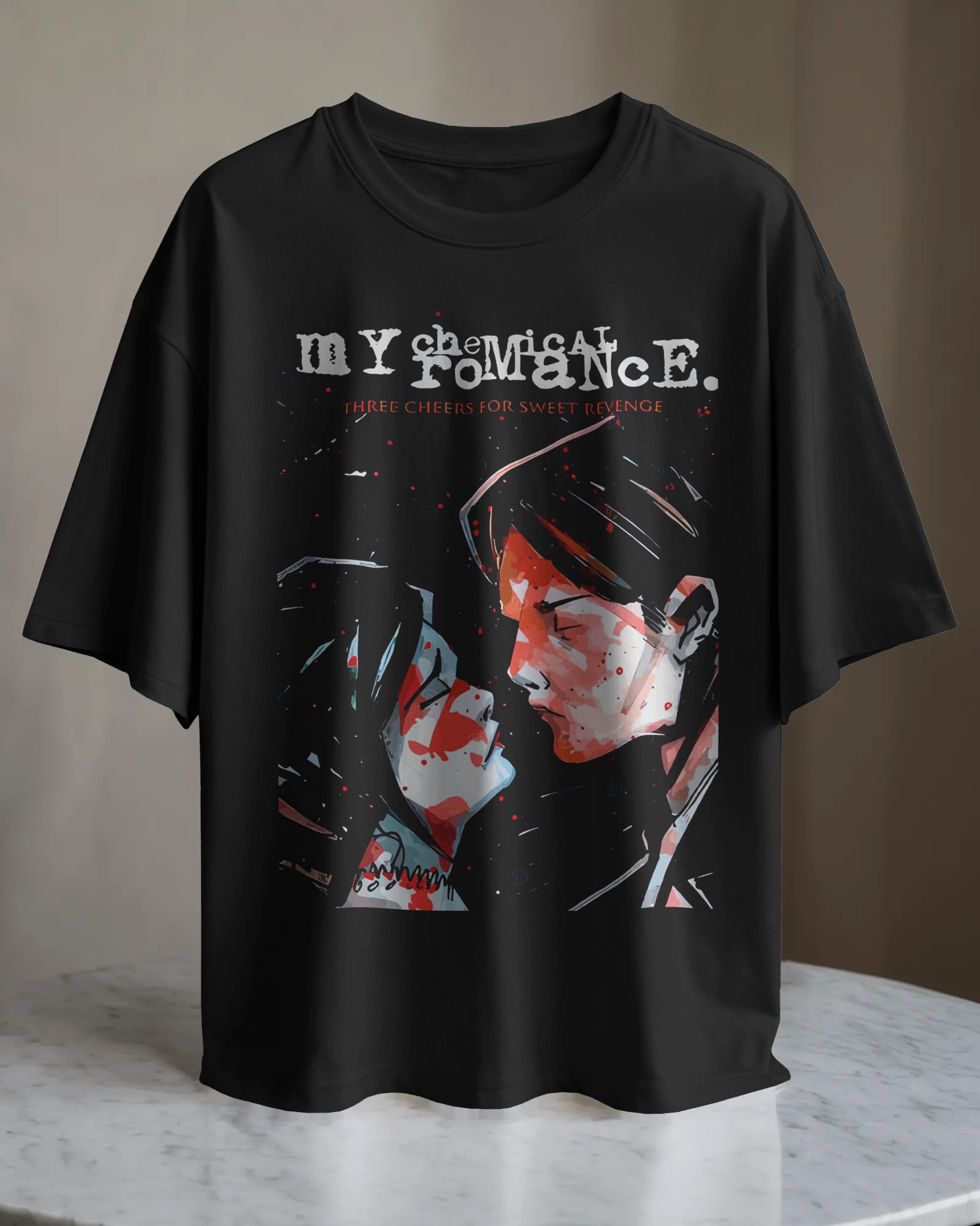 POLO OVERSIZE BANDA MY CHEMICAL ROMANCE 020 - 1