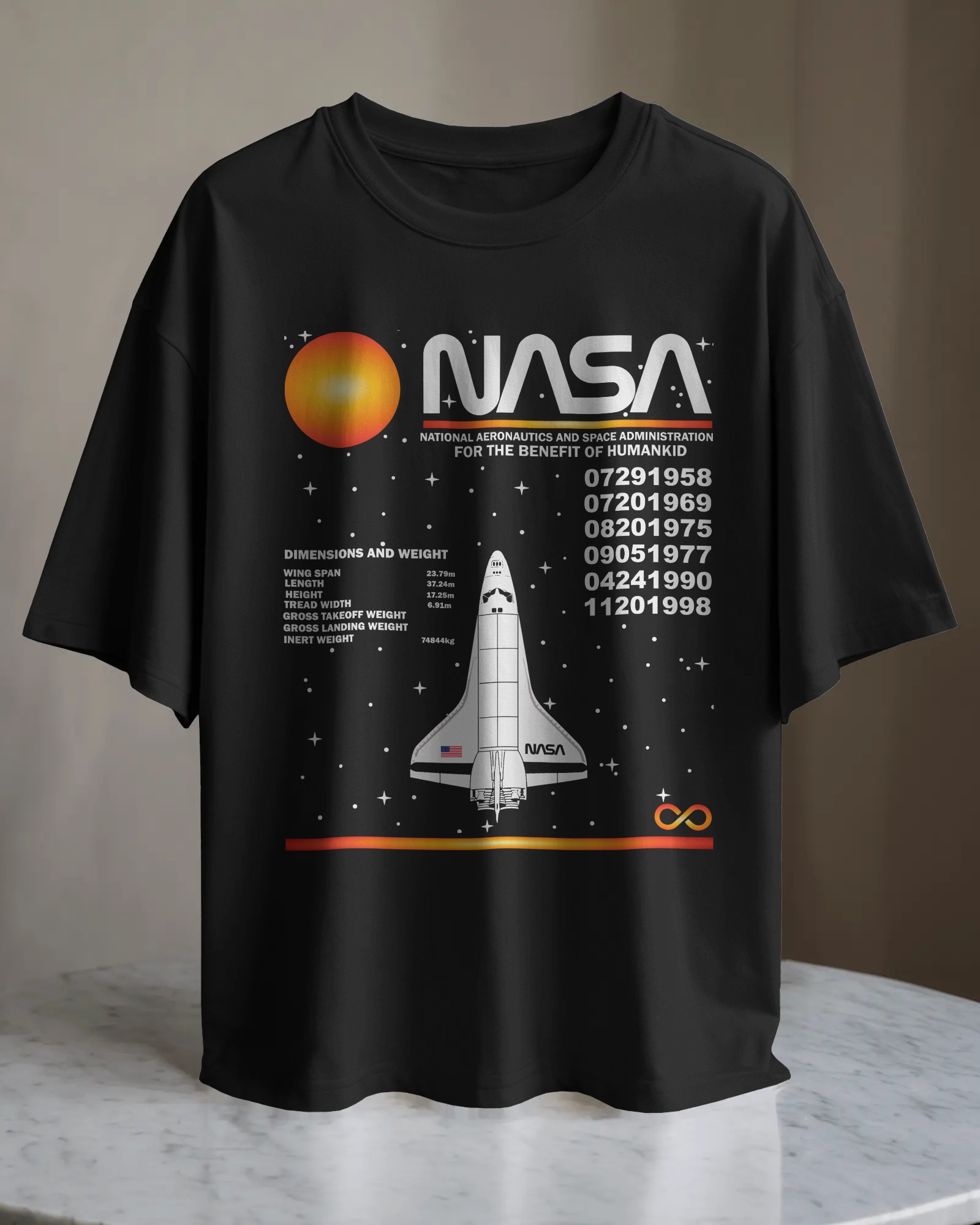 POLO OVERSIZE MOTIVO NASA 011 - 1