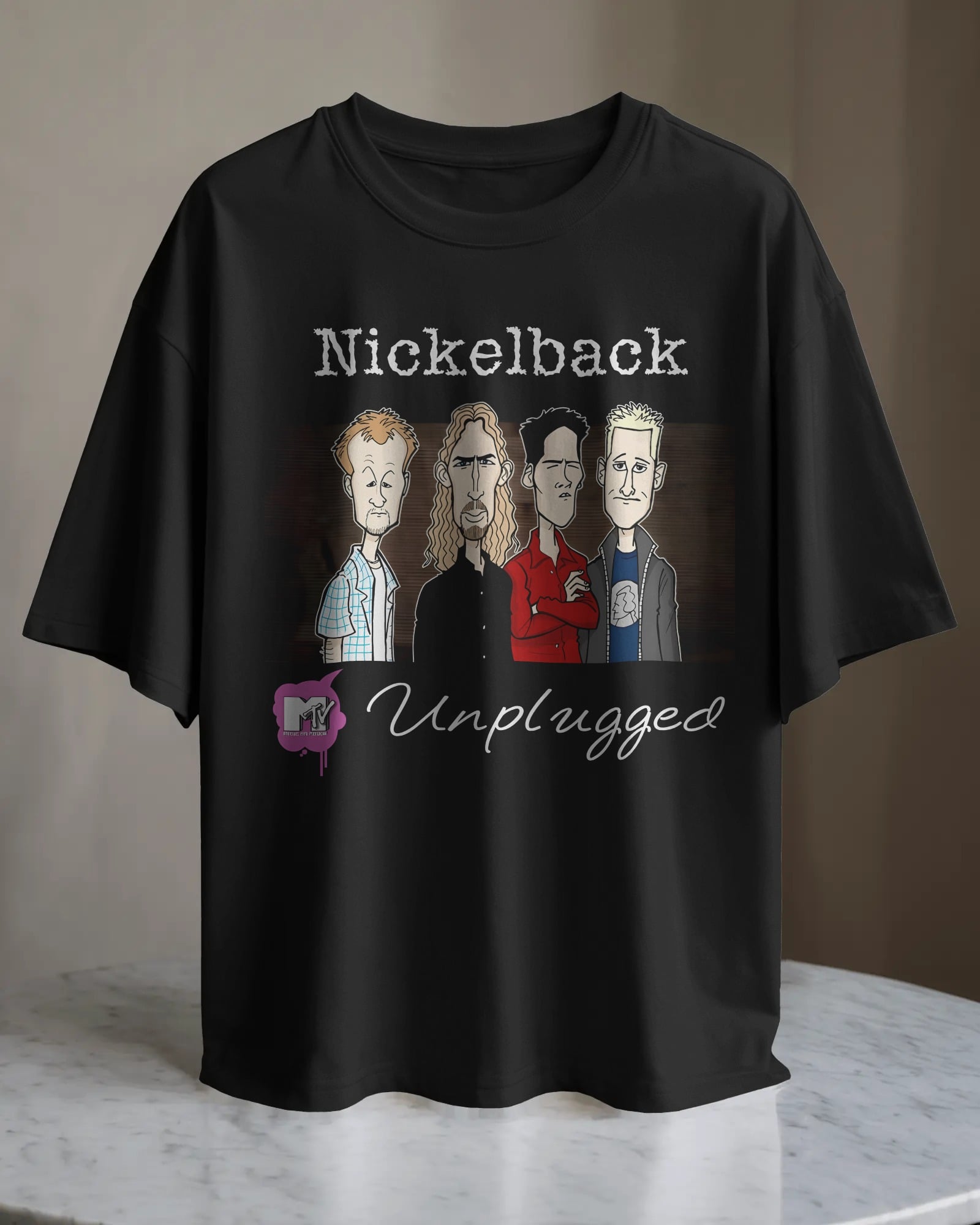 POLO OVERSIZE BANDA DE ROCK NICKELBACK 03 - 1