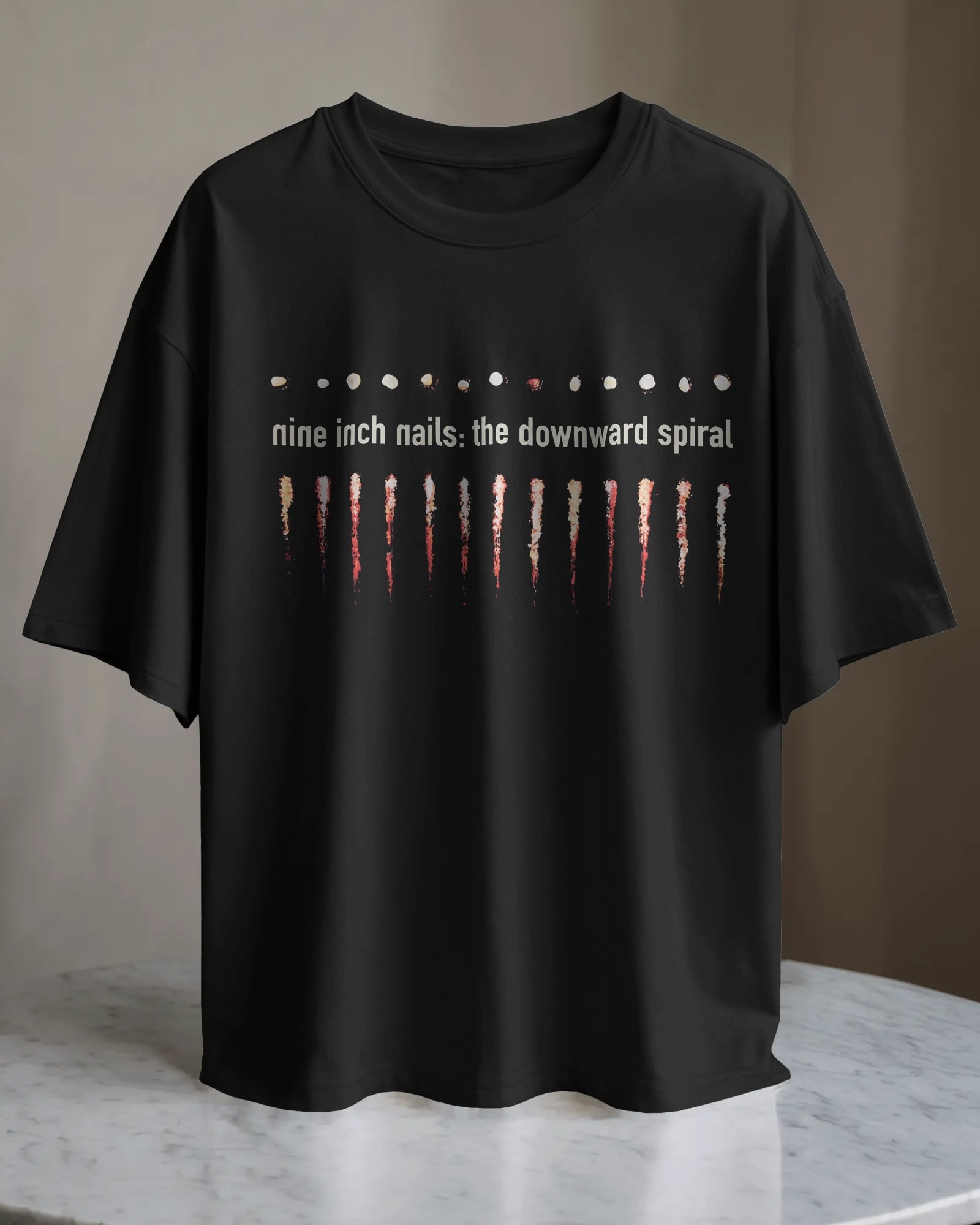 POLO OVERSIZE BANDA NINE INCH NAILS NIN 01 - 1