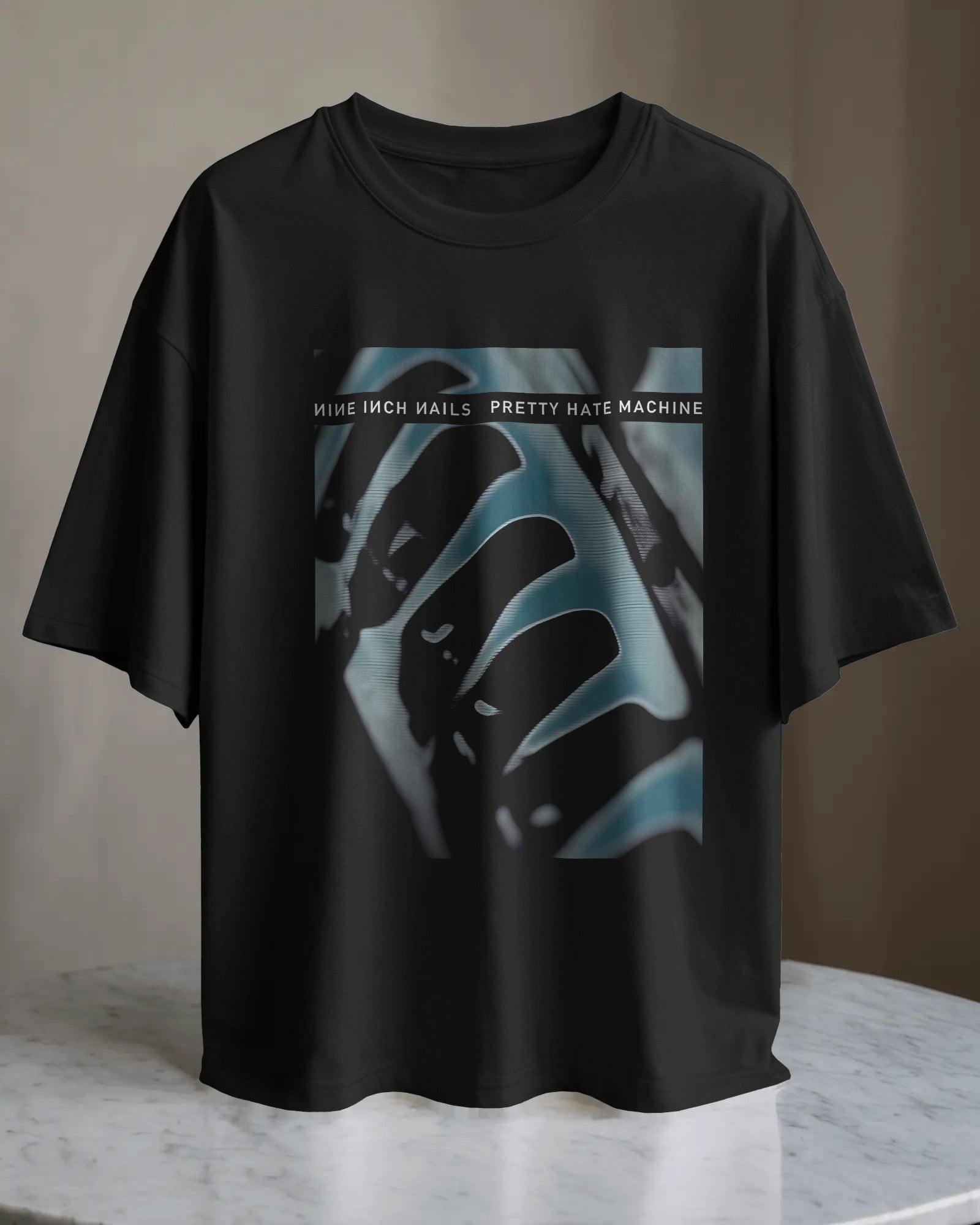 POLO OVERSIZE BANDA NINE INCH NAILS NIN 04 - 1