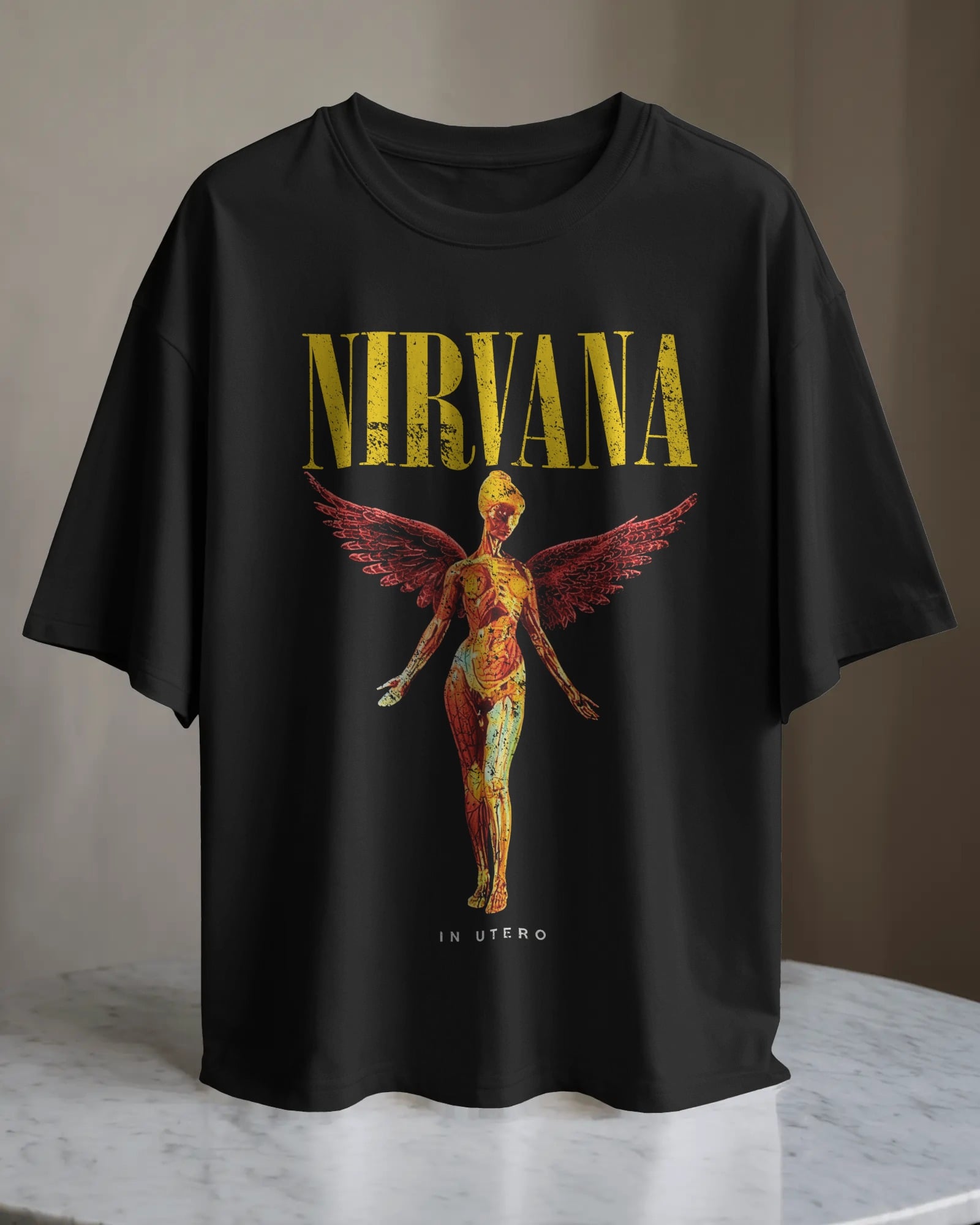 POLO OVERSIZE BANDA DE ROCK NIRVANA 03 - 1