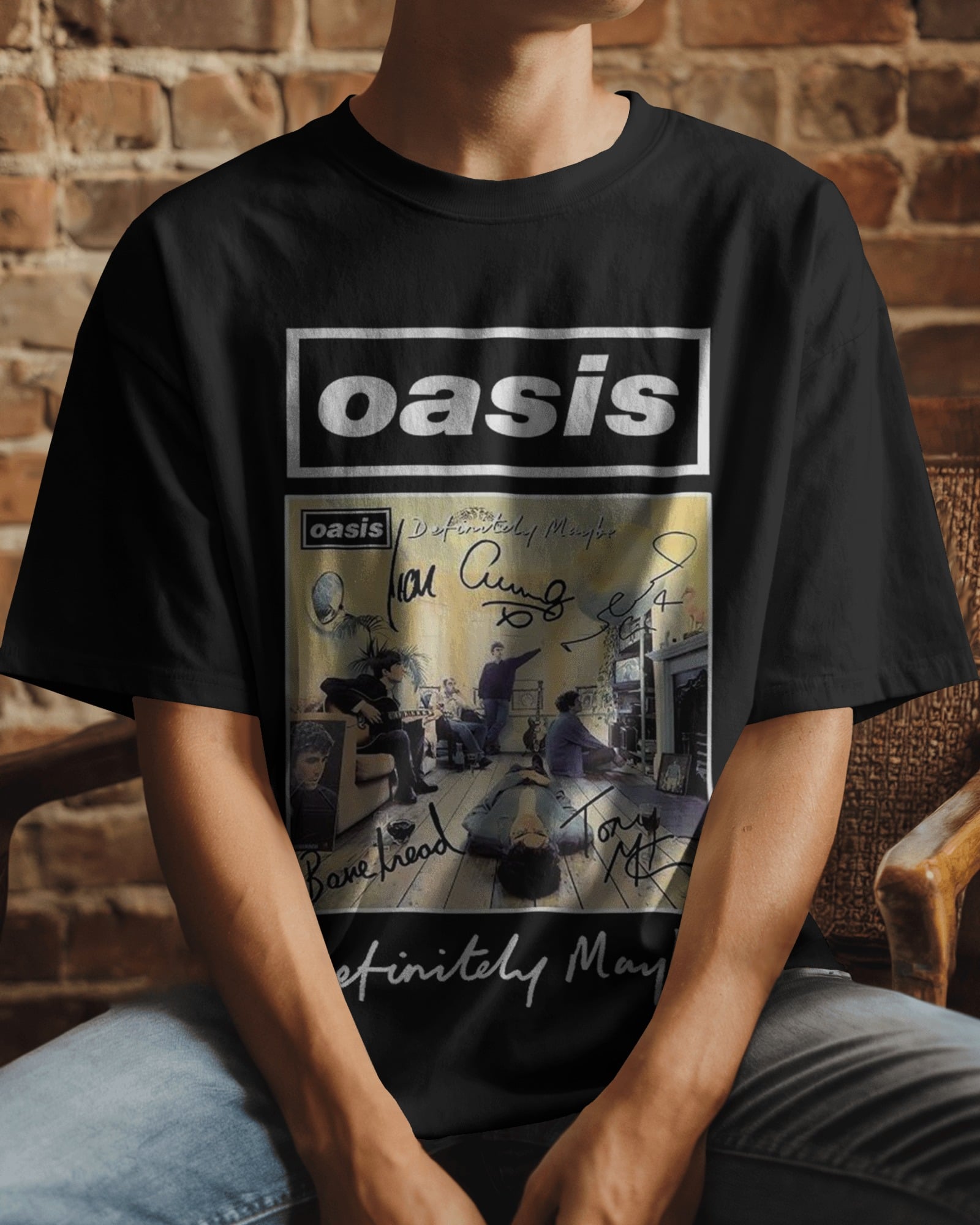 POLO REGULAR FIT BANDA DE ROCK OASIS 016 - 1