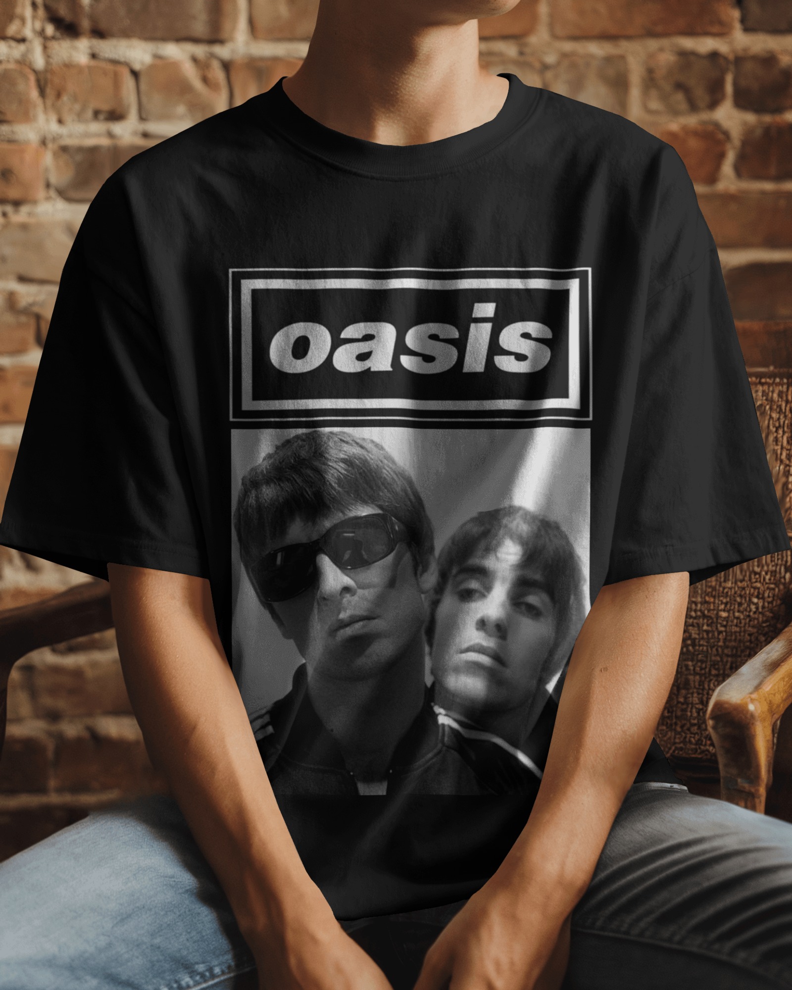 POLO REGULAR FIT BANDA DE ROCK OASIS 012 - 1