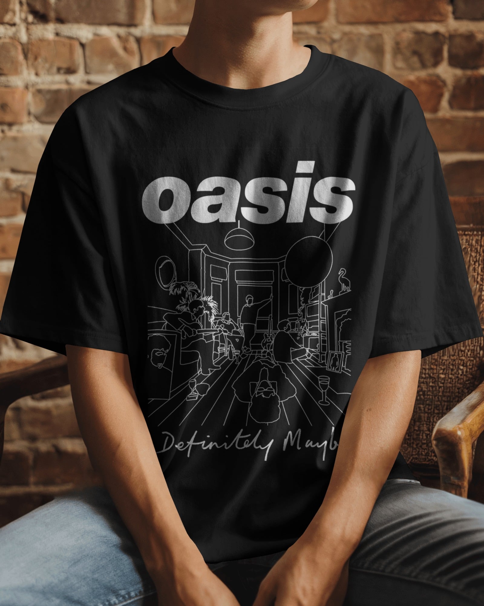 POLO REGULAR FIT BANDA DE ROCK OASIS 015 - 1