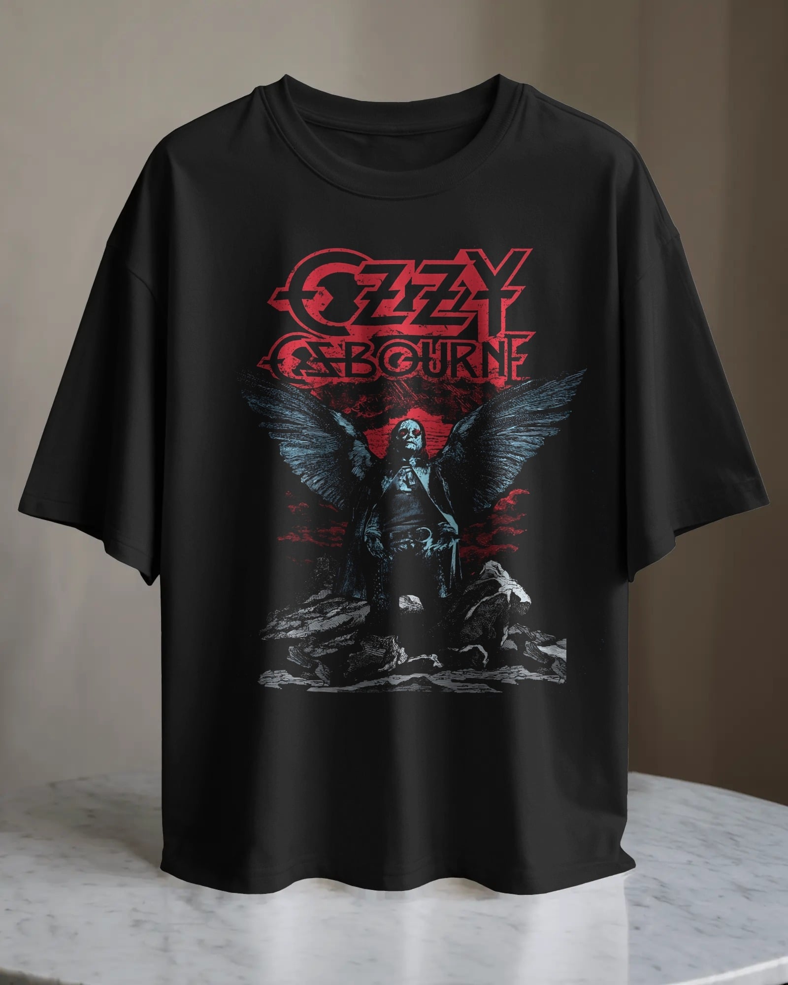 POLO OVERSIZE CANTANTE OZZY OSBOURNE 015 - 1