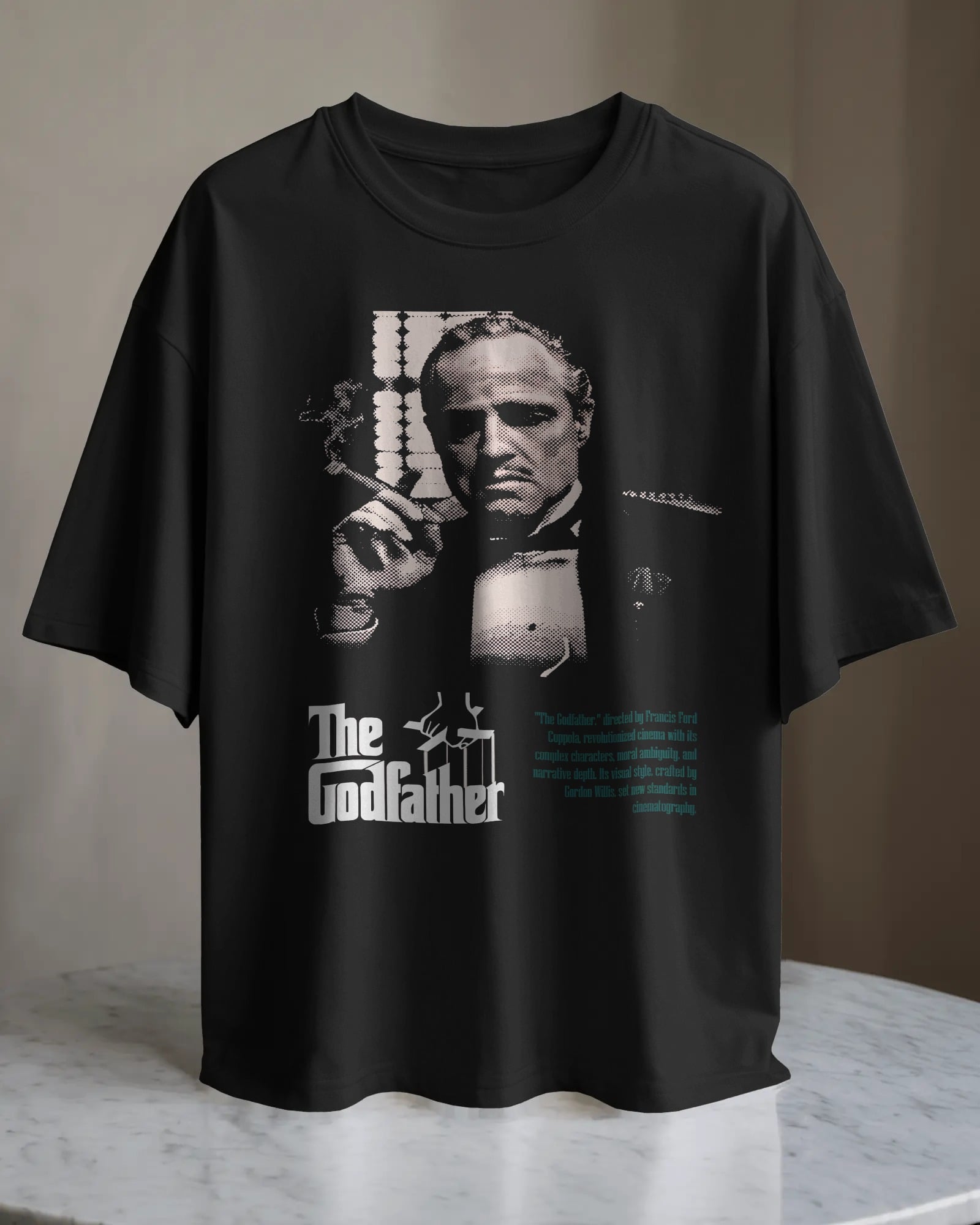 POLO OVERSIZE MOTIVO EL PADRINO 012 - 1
