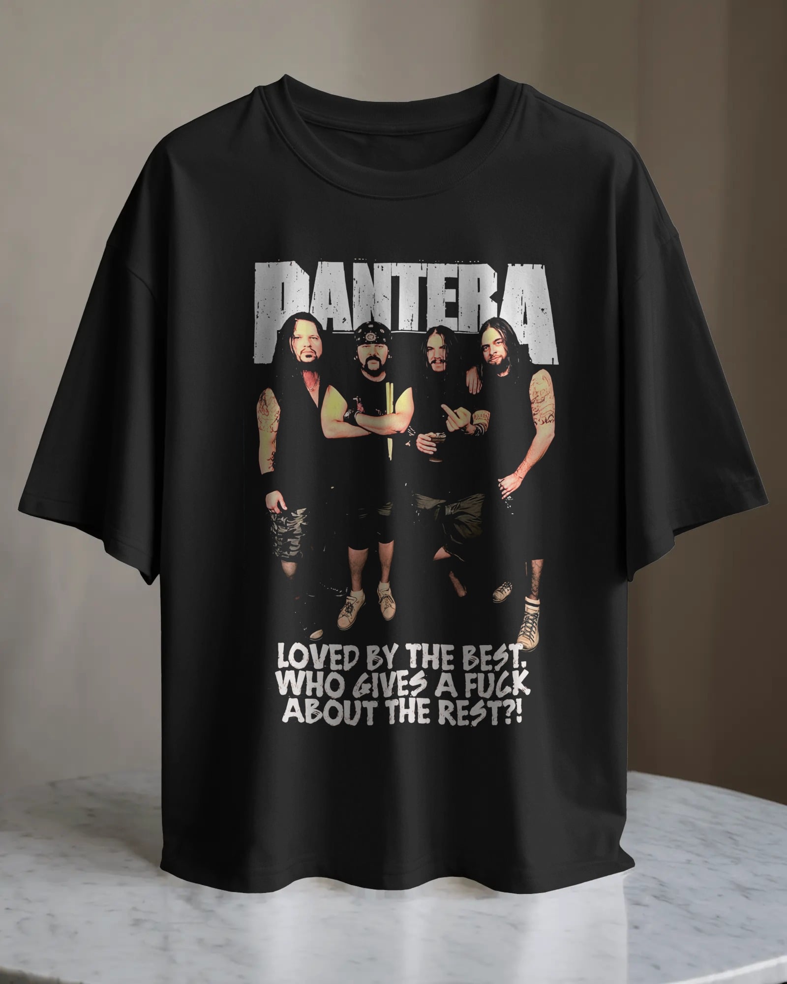 POLO OVERSIZE BANDA DE ROCK PANTERA 012 - 1