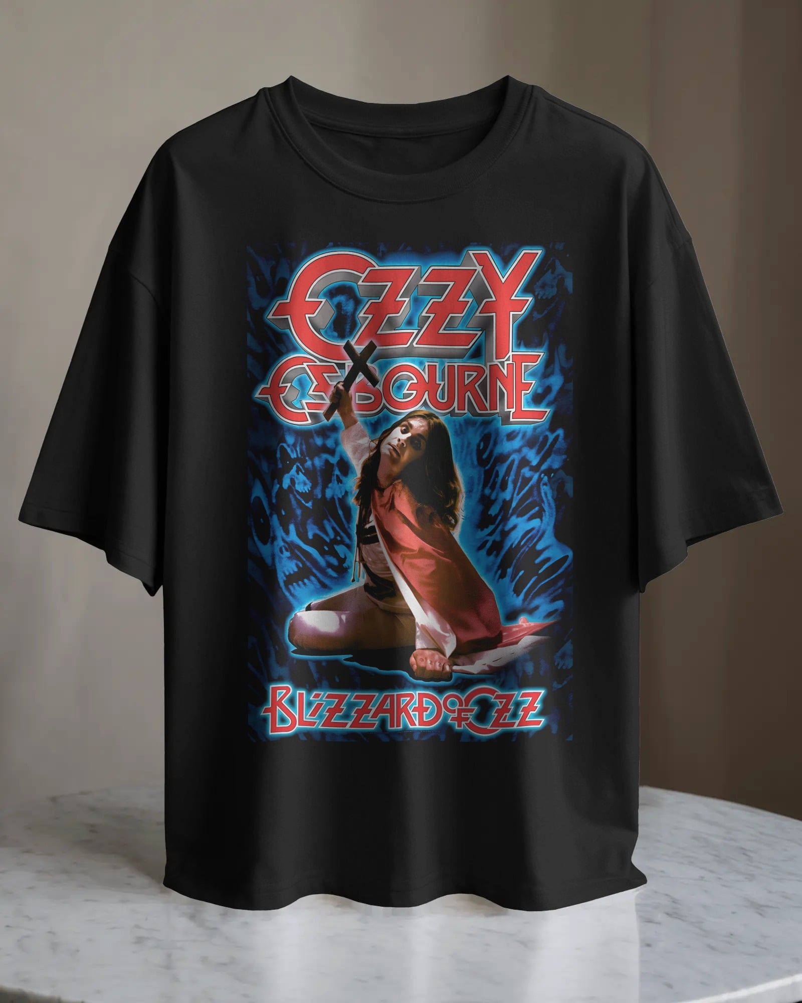 POLO OVERSIZE CANTANTE OZZY OSBOURNE 011 - 1