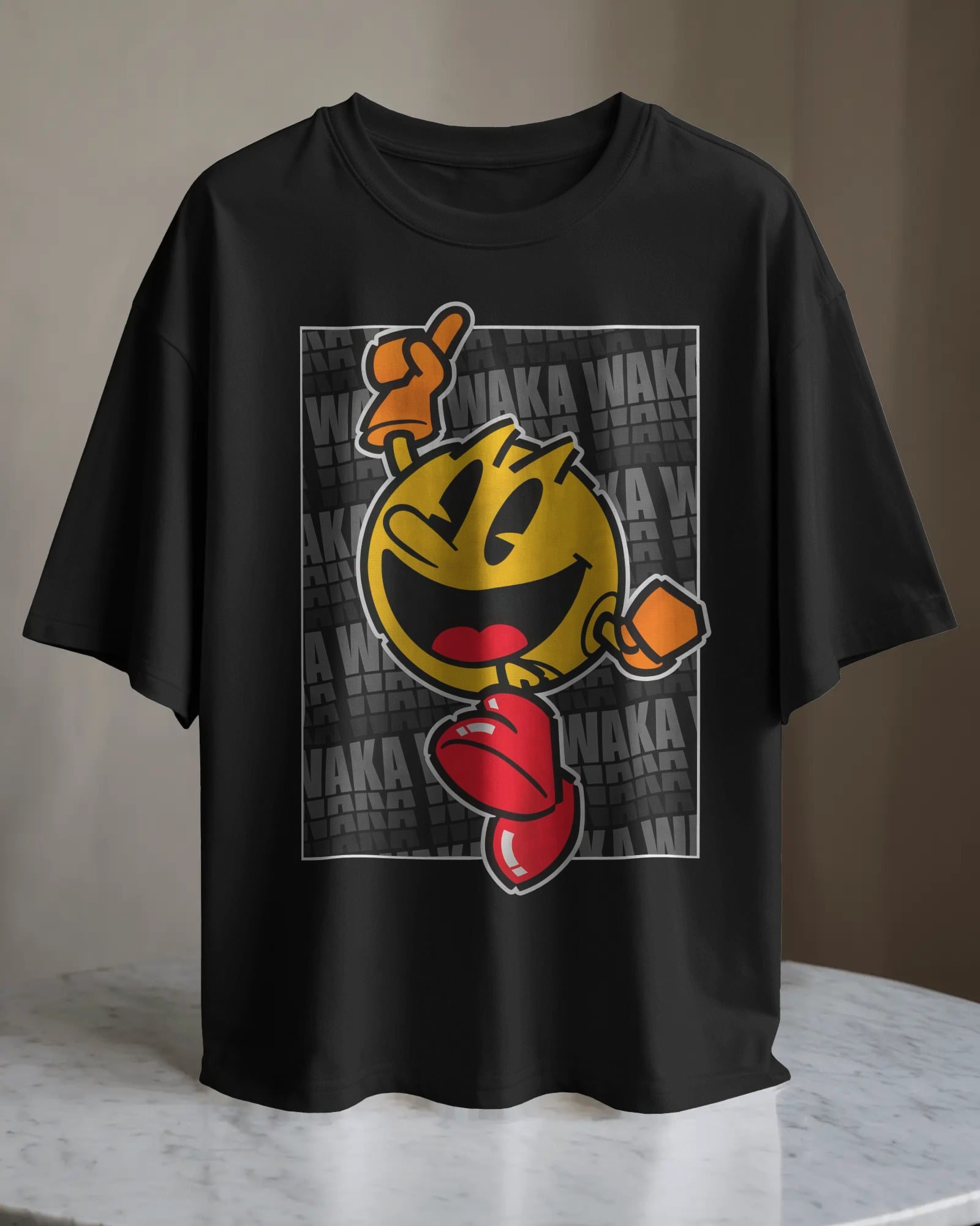 POLO OVERSIZE VIDEO JUEGO PAC-MAN 011 - 1