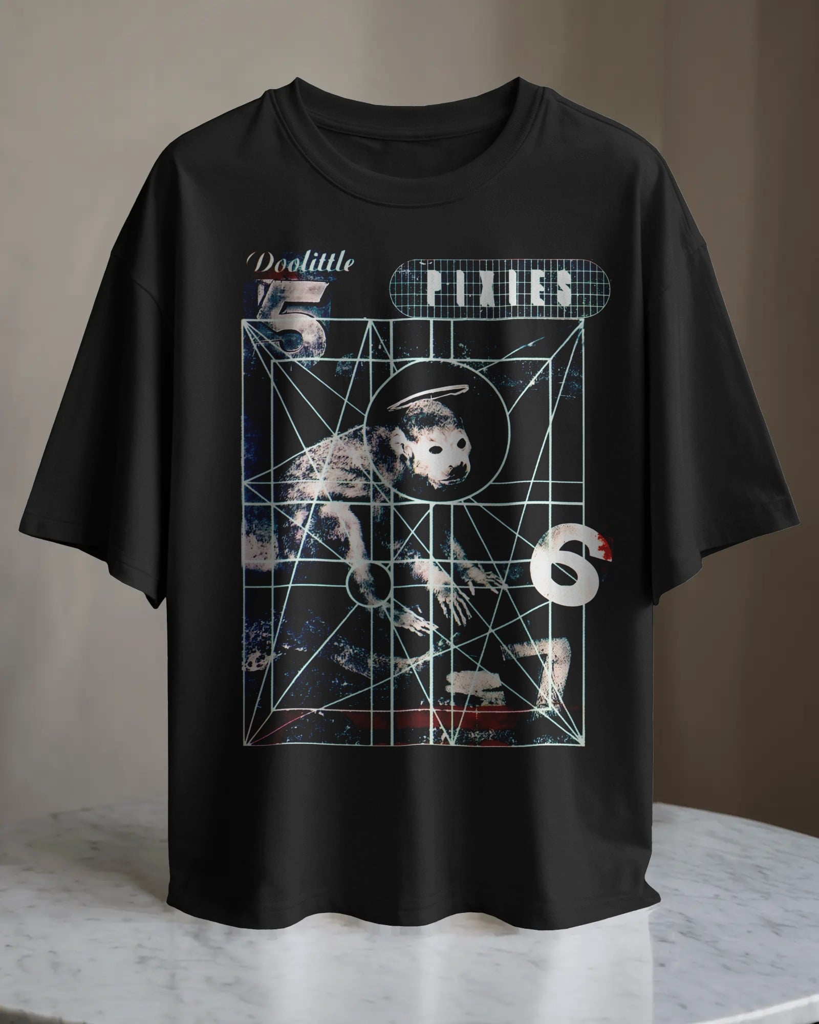 POLO OVERSIZE BANDA PIXIES 014 - 1