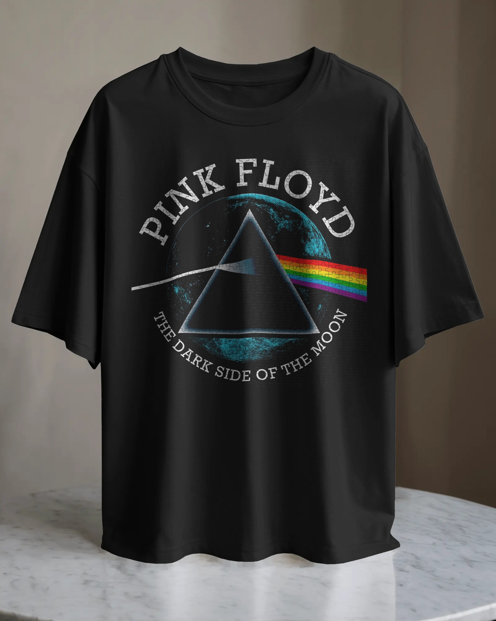 POLO OVERSIZE BANDA DE ROCK PINK FLOYD 015 - 1