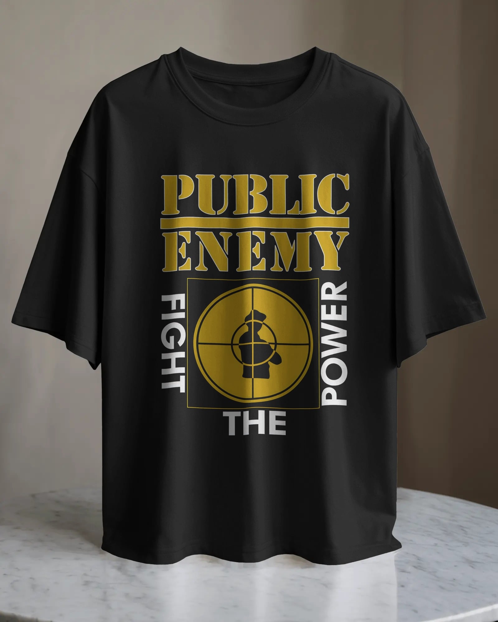 POLO OVERSIZE GRUPO HIP HOP PUBLIC ENEMY 012 - 1