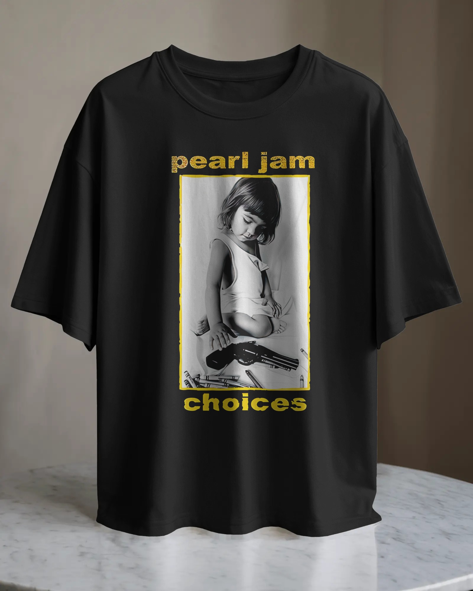 POLO OVERSIZE BANDA PEARL JAM 011 - 1