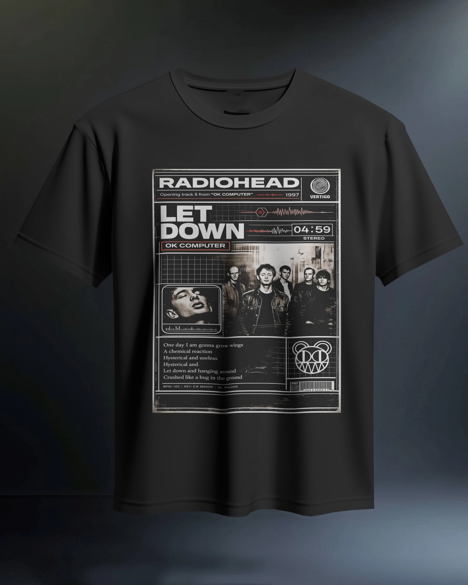 POLO REGULAR FIT BANDA DE ROCK RADIOHEAD 011 - 1