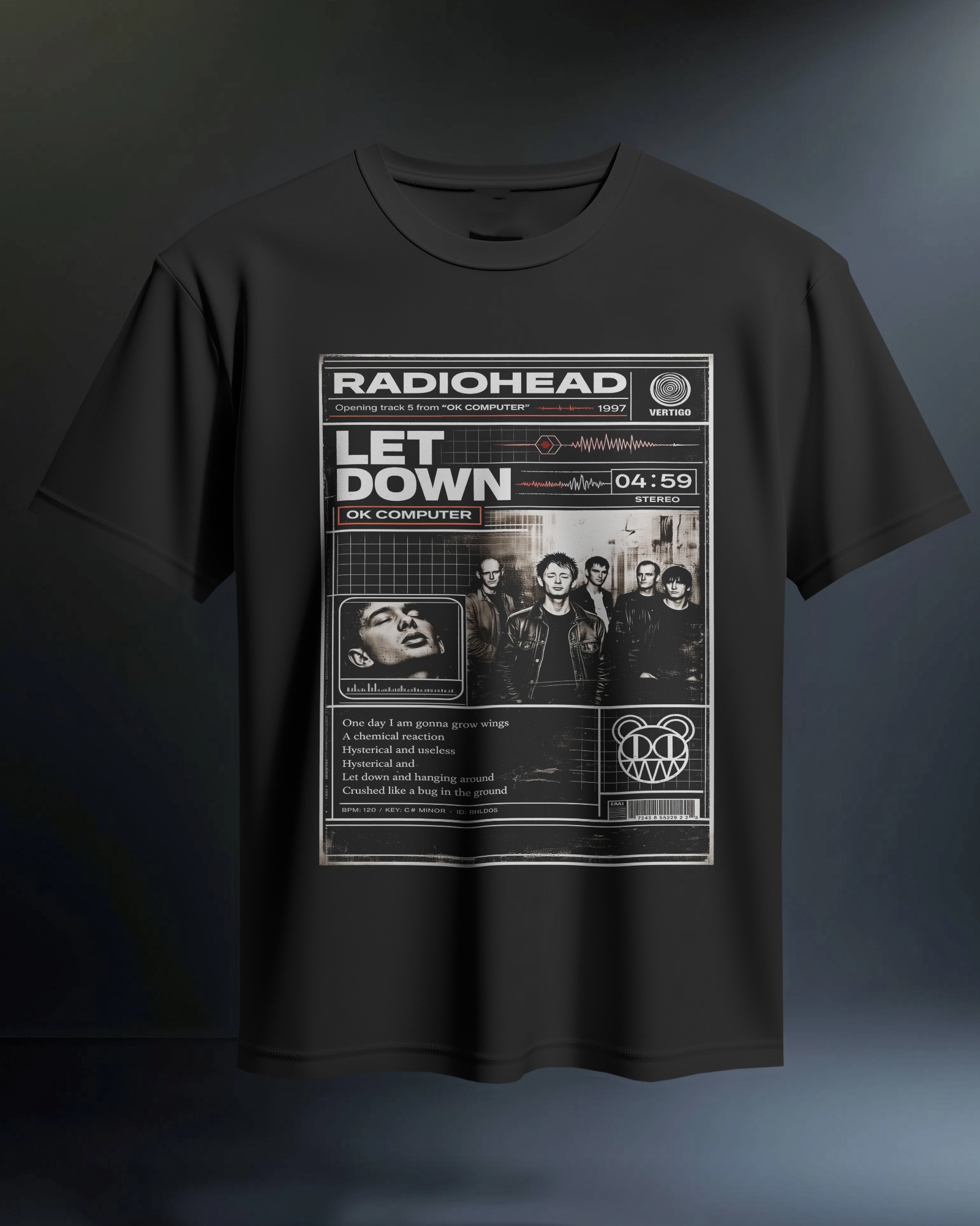 POLO REGULAR FIT BANDA DE ROCK RADIOHEAD 011 - 1