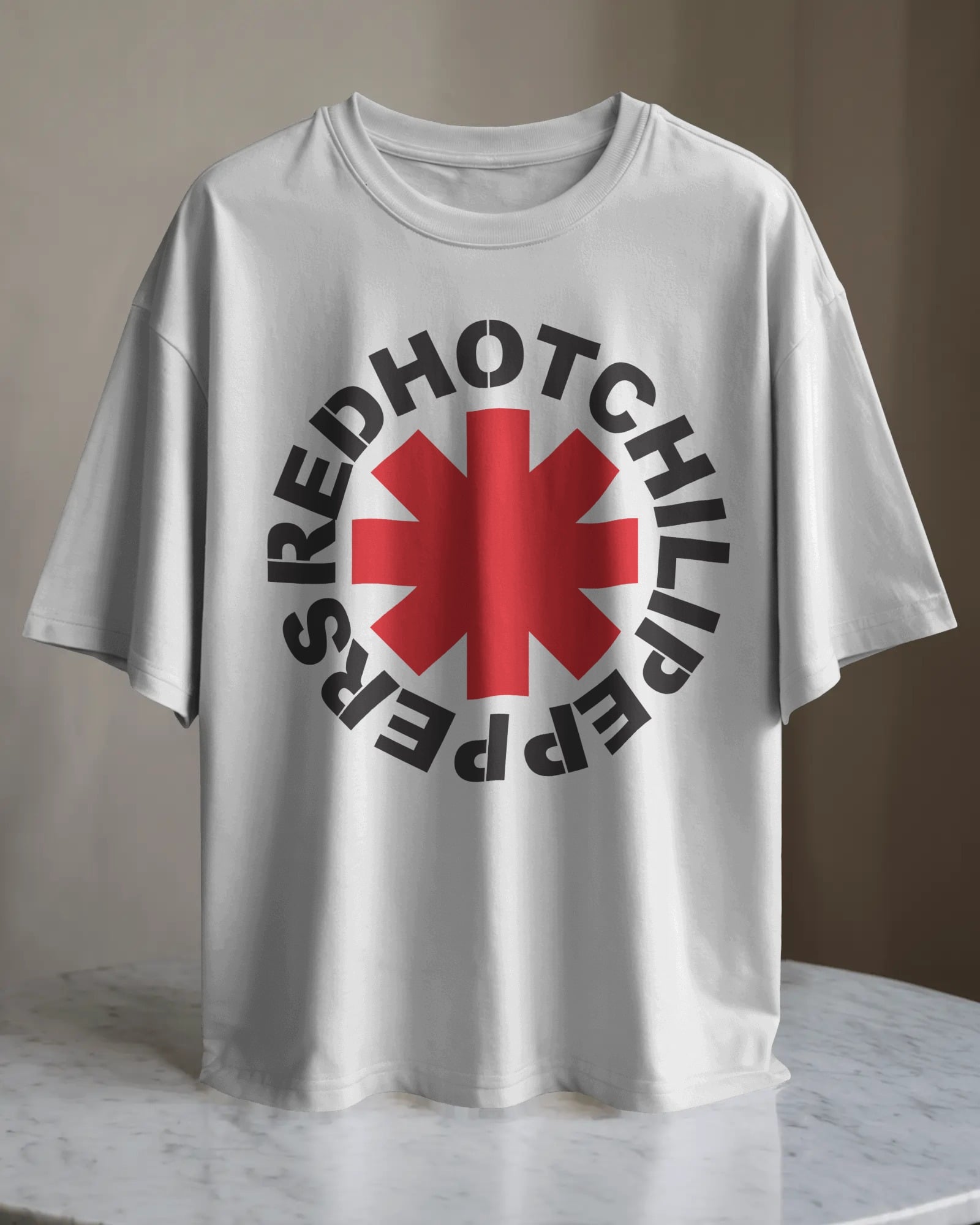POLO OVERSIZE BANDA DE ROCK RED HOT CHILI PEPPERS 03 - 1