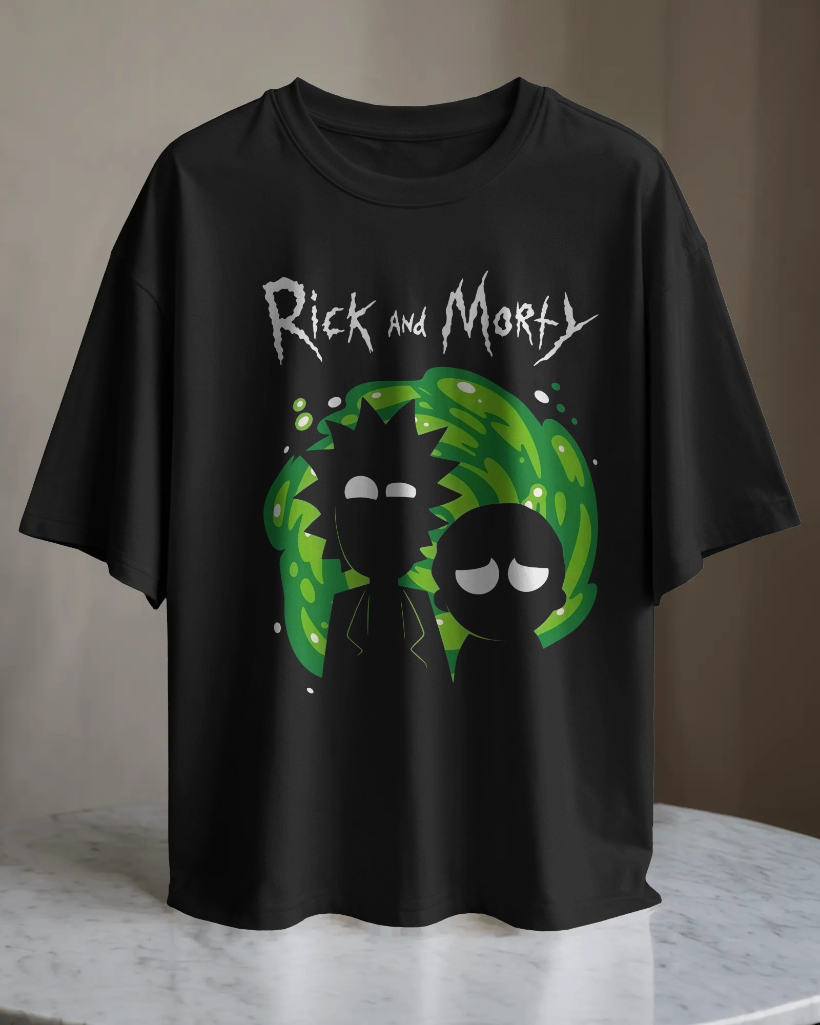 POLO OVERSIZE SERIE TV RICK AND MORTY 013 - 1