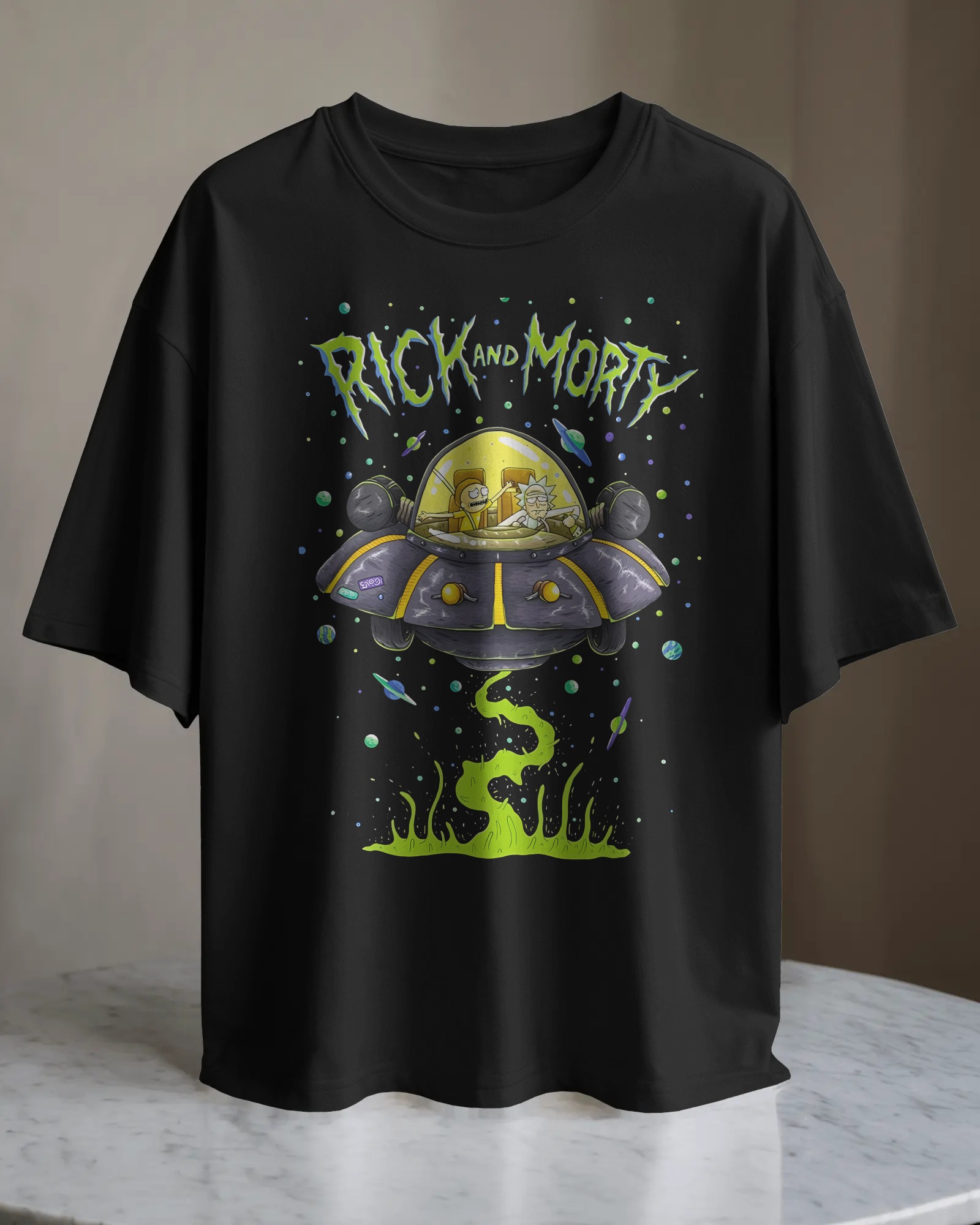 POLO OVERSIZE SERIE TV RICK AND MORTY 011 - 1