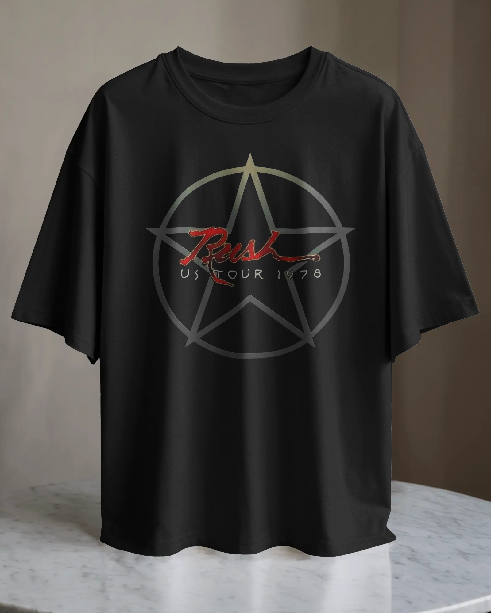POLO OVERSIZE BANDA DE ROCK RUSH 011 - 1