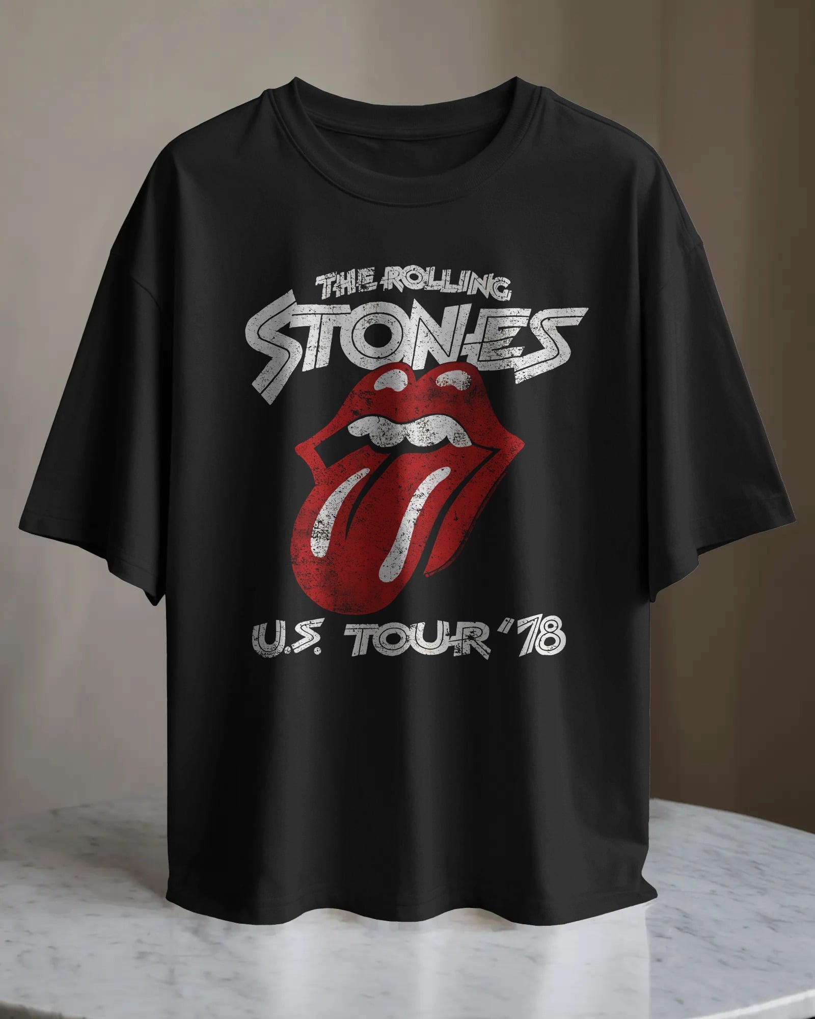 POLO OVERSIZE BANDA THE ROLLING STONES 015 - 1