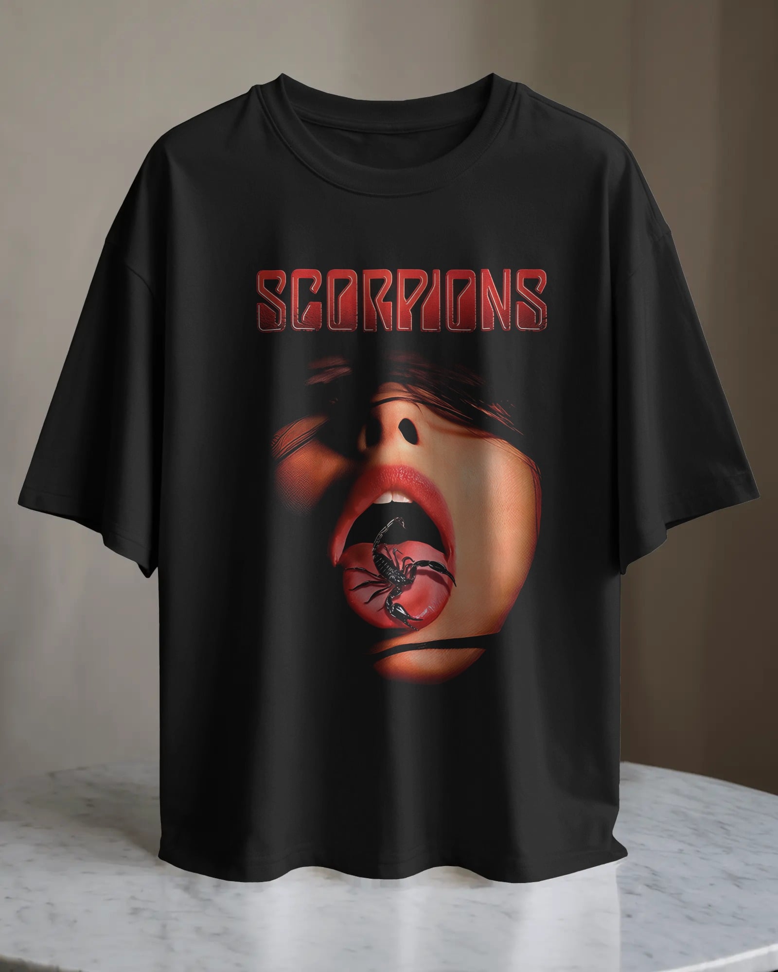POLO OVERSIZE BANDA HARD ROCK SCORPIONS 013 - 1