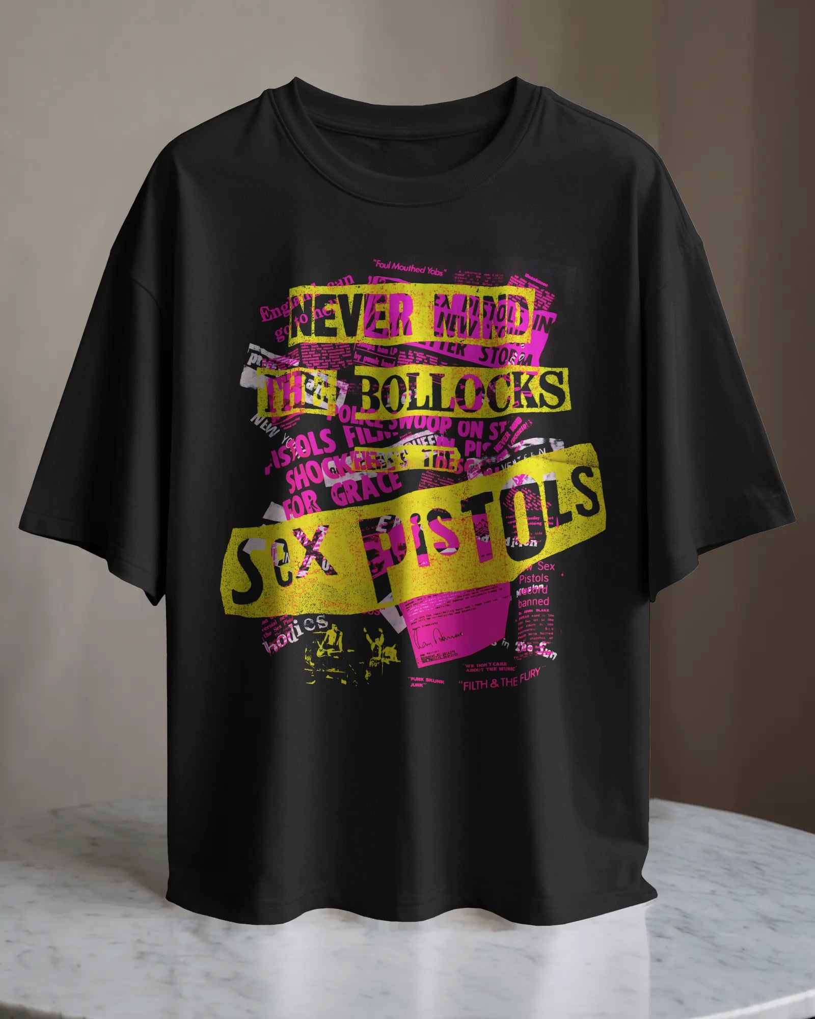 POLO OVERSIZE BANDA PUNK SEX PISTOLS 013 - 1