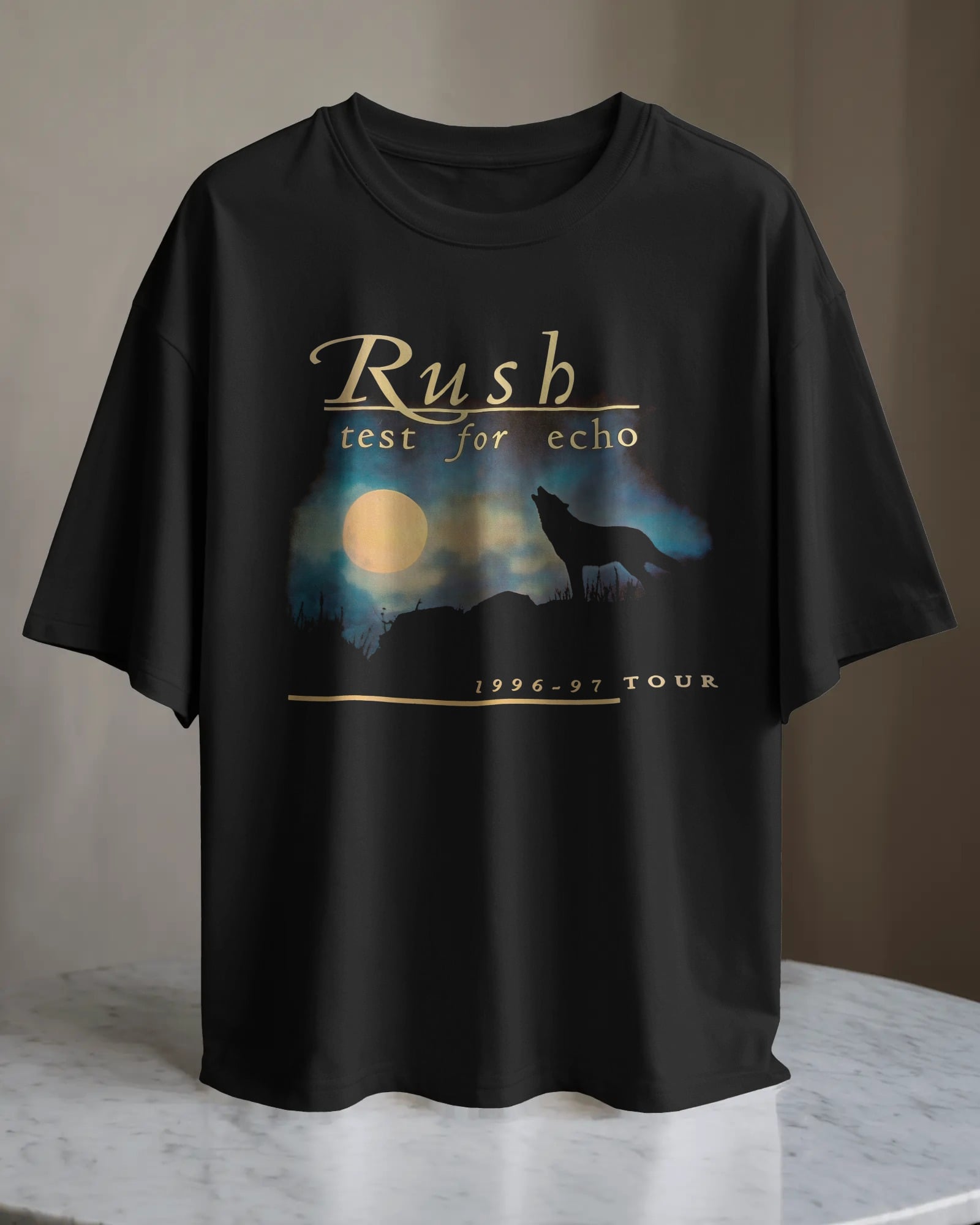 POLO OVERSIZE BANDA DE ROCK RUSH 015 - 1