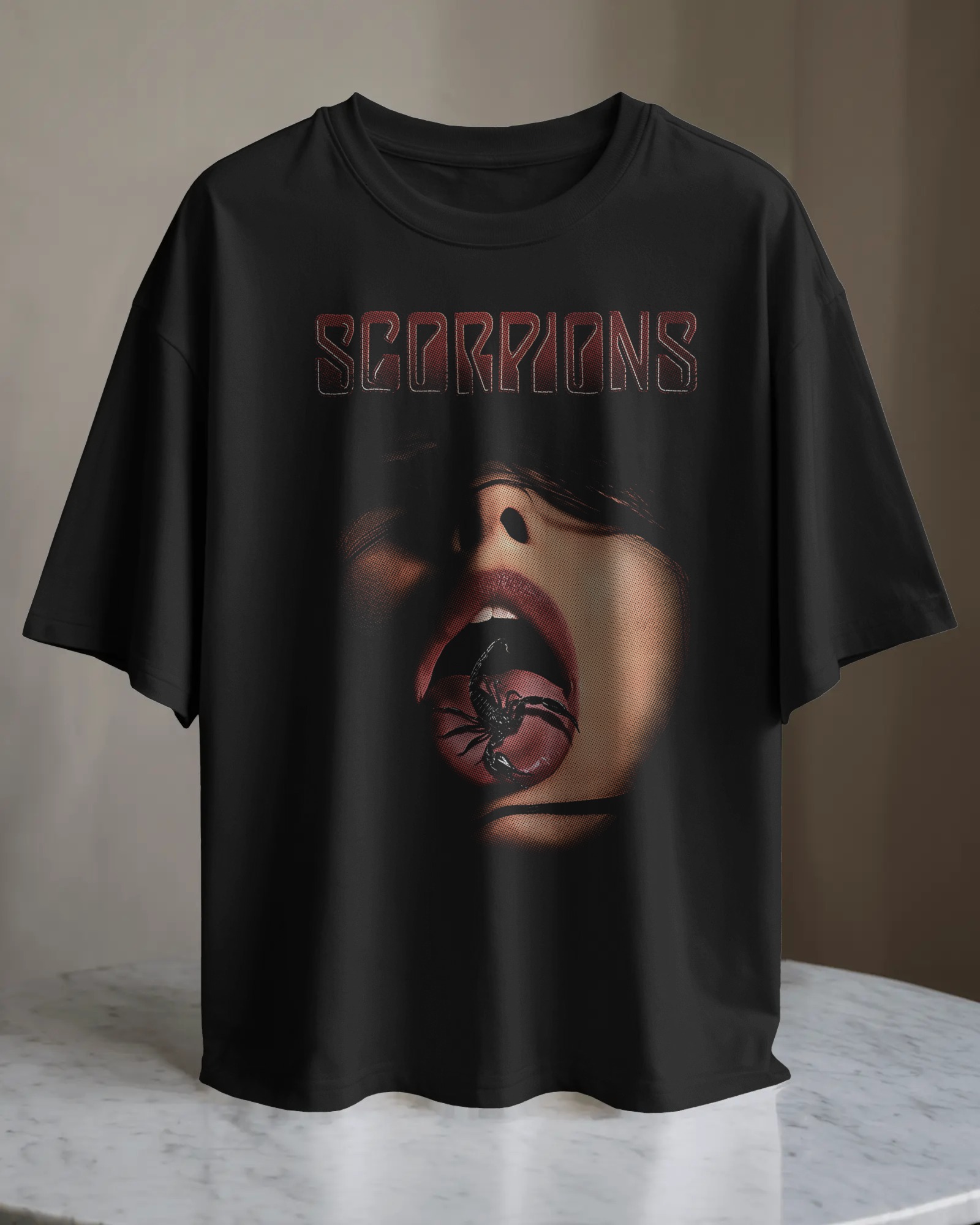 POLO OVERSIZE BANDA HARD ROCK SCORPIONS 014 - 1