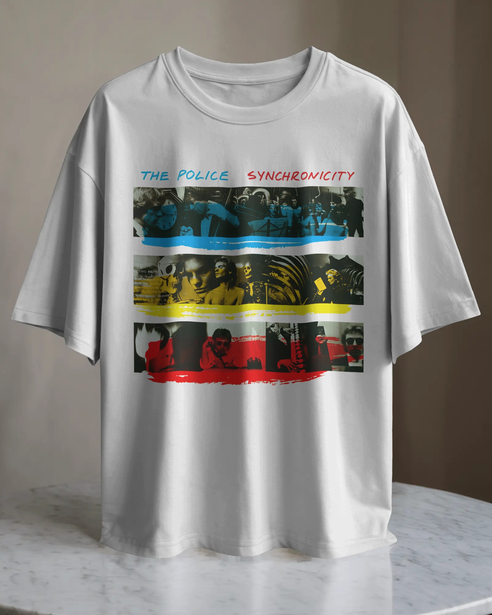 POLO OVERSIZE BANDA DE ROCK THE POLICE 018 - 1