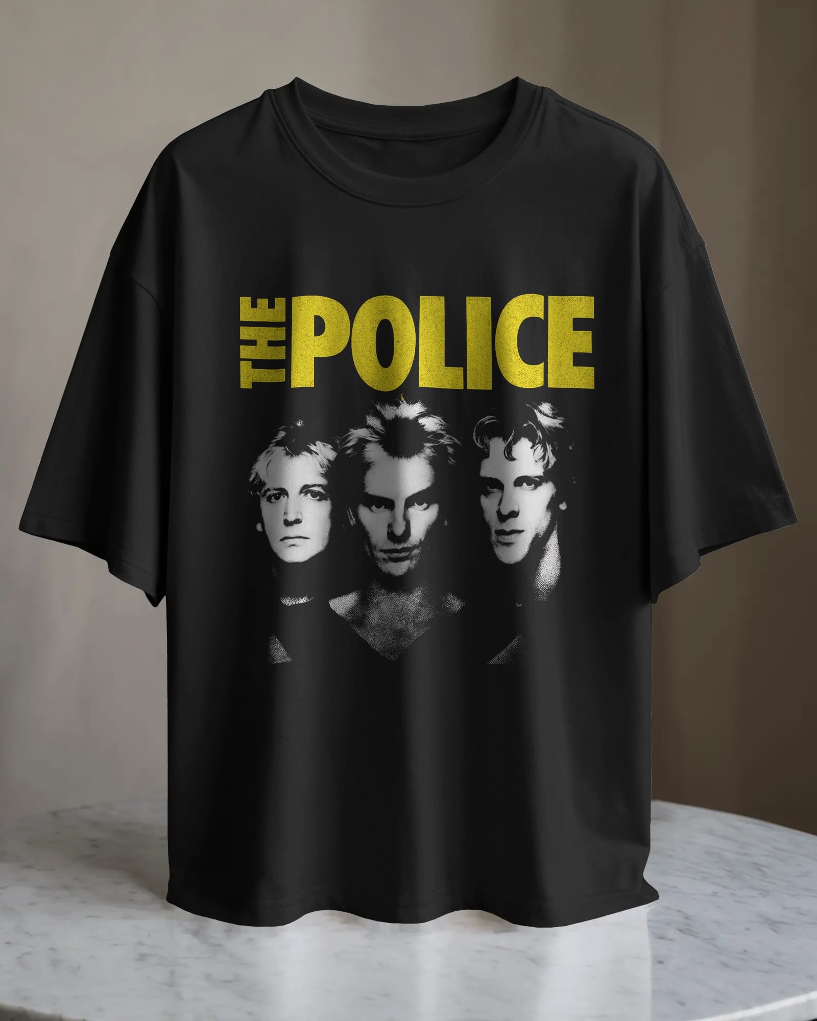 POLO OVERSIZE BANDA DE ROCK THE POLICE 012 - 1