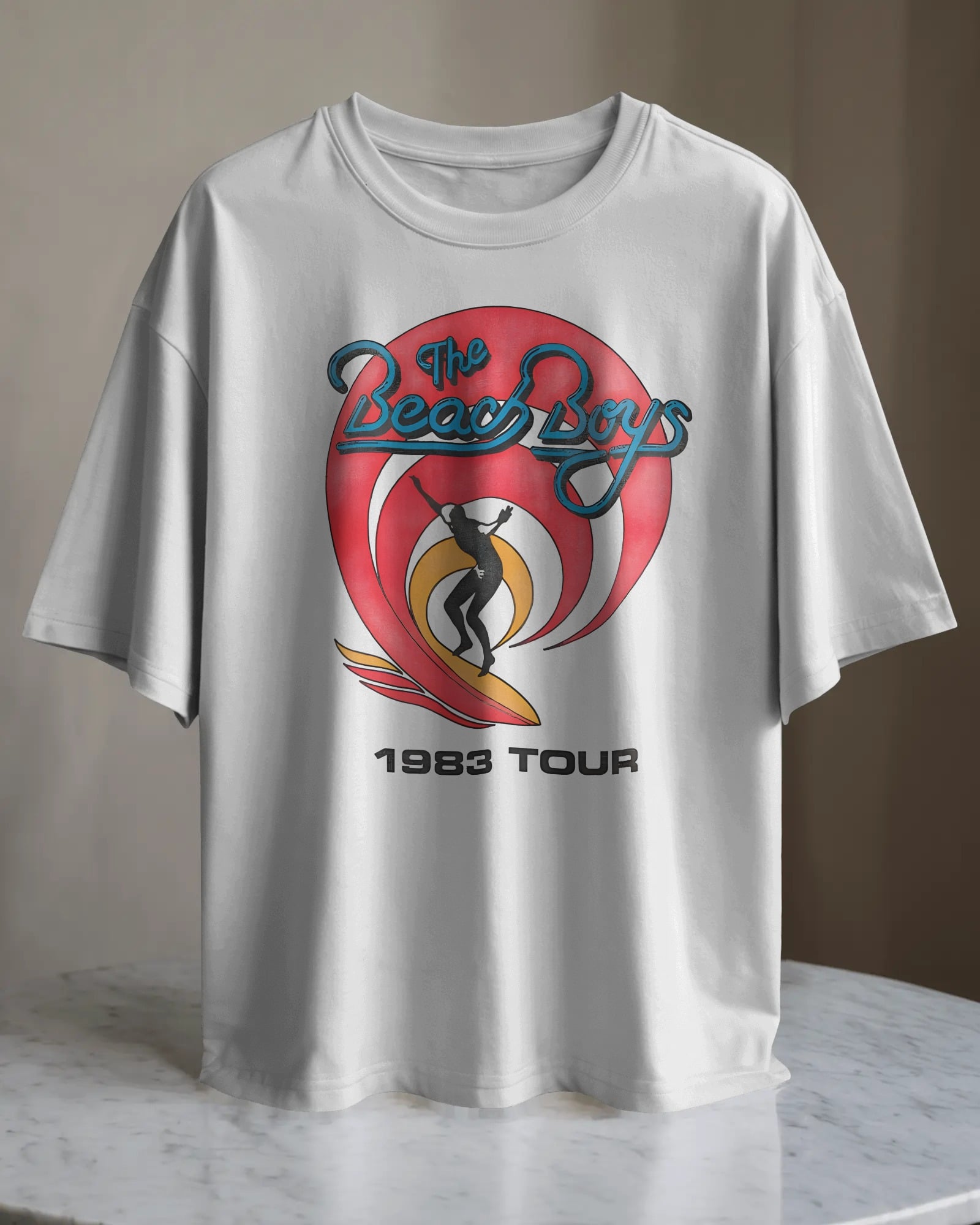 POLO OVERSIZE BANDA DE ROCK THE  BEACH BOYS 012 - 1