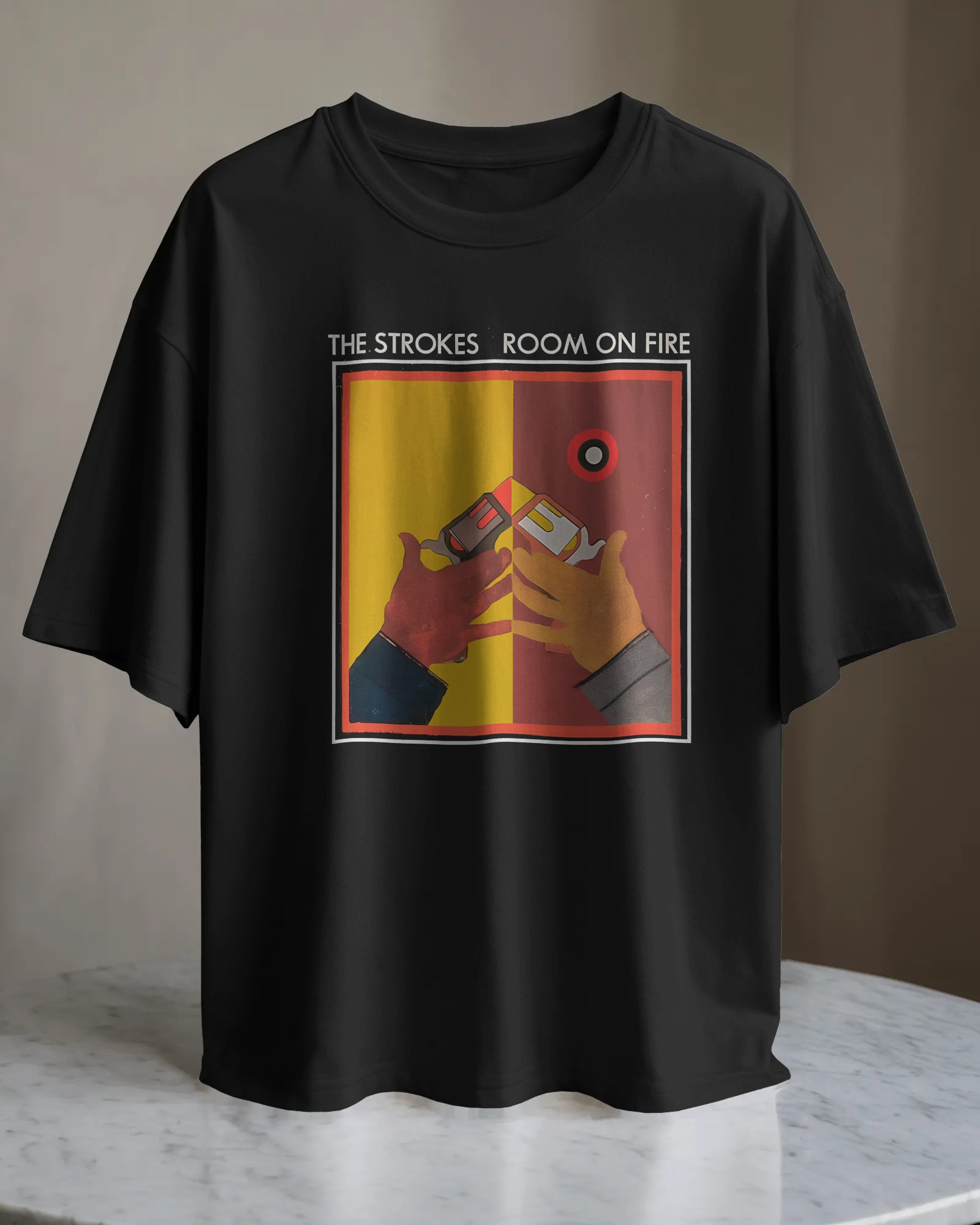 POLO OVERSIZE BANDA DE ROCK THE STROKES 011 - 1