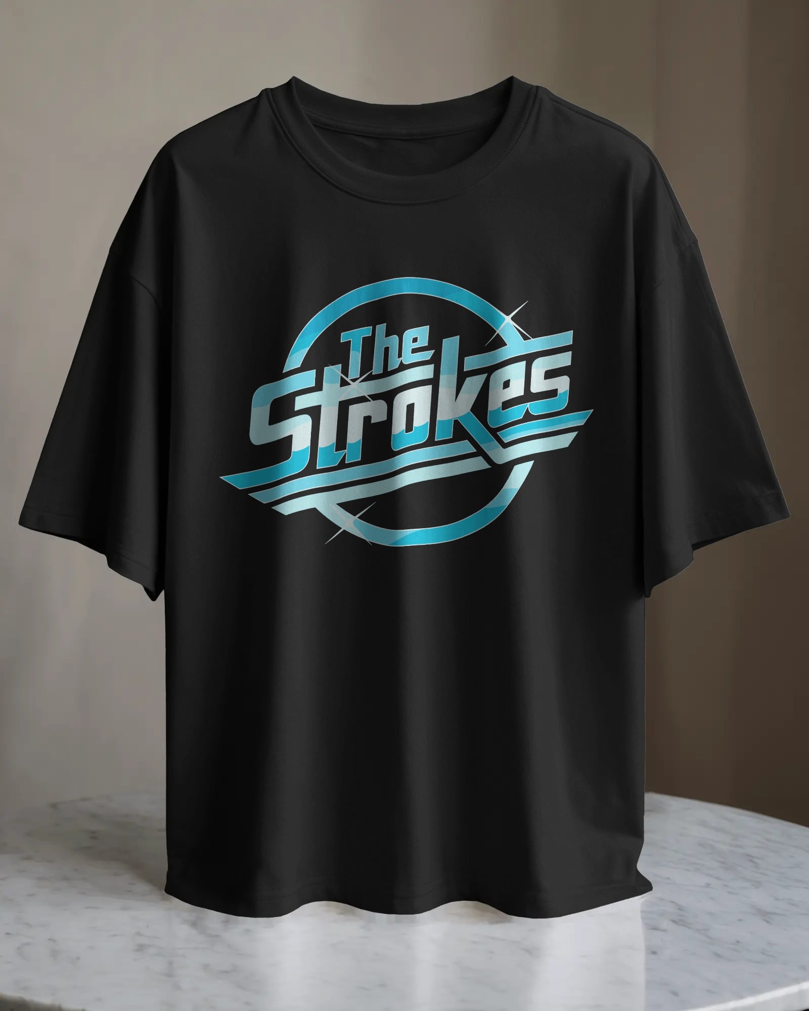 POLO OVERSIZE BANDA DE ROCK THE STROKES 012 - 1