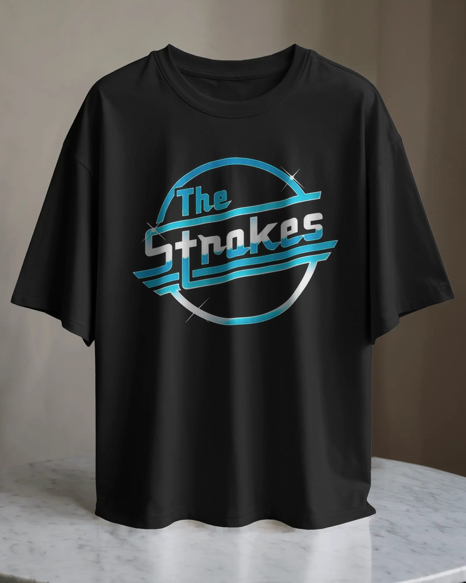 POLO OVERSIZE BANDA DE ROCK THE STROKES 015 - 1