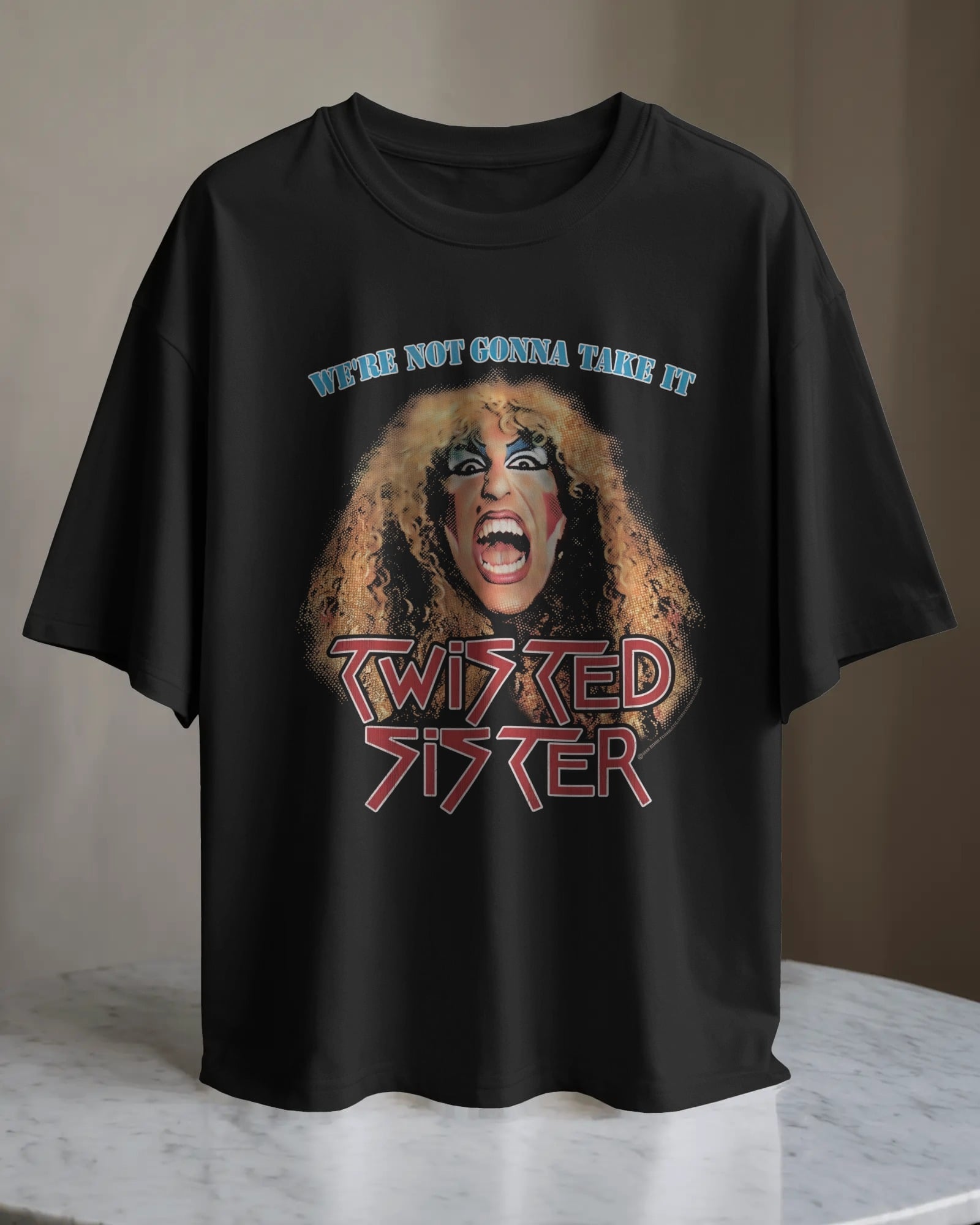 POLO OVERSIZE BANDA HEAVY METAL TWISTED SISTER 014 - 1