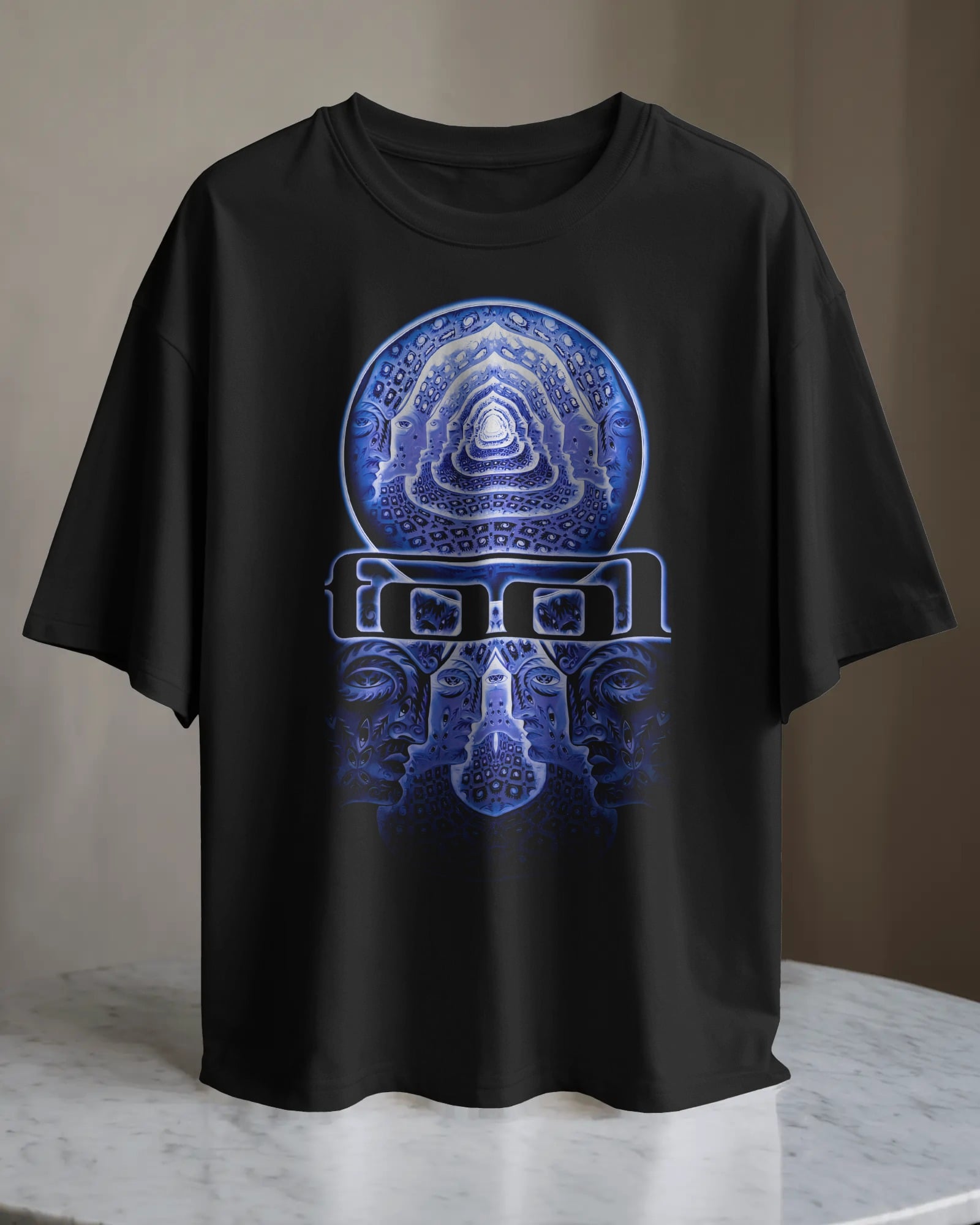 POLO OVERSIZE BANDA DE ROCK TOOL 015 - 1