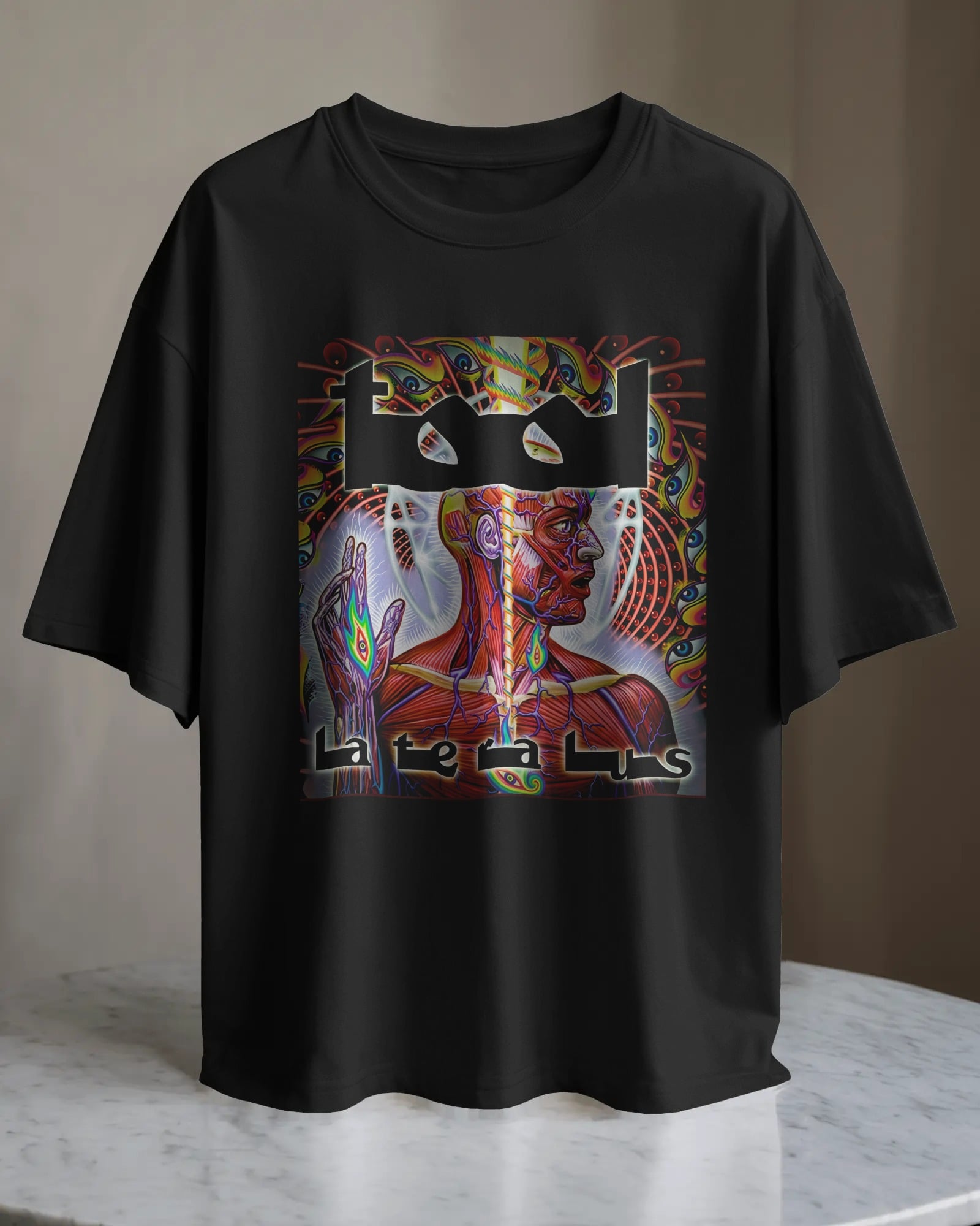 POLO OVERSIZE BANDA DE ROCK TOOL 011 - 1