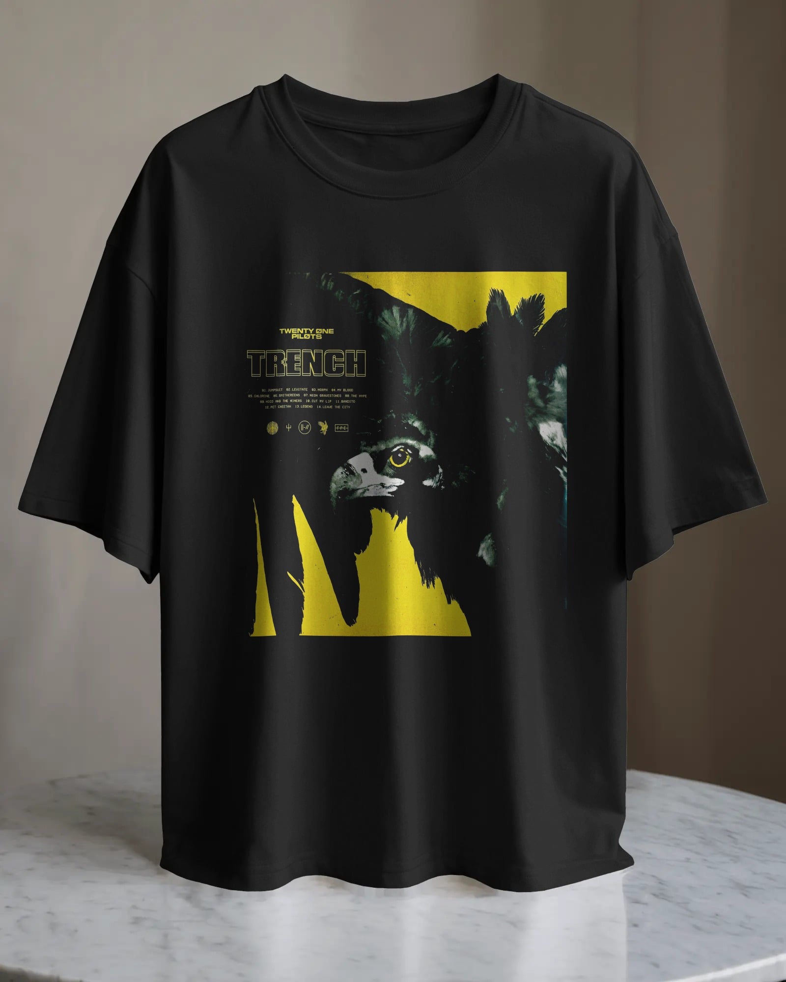 POLO OVERSIZE BANDA TWENTY ONE PILOTS 014 - 1