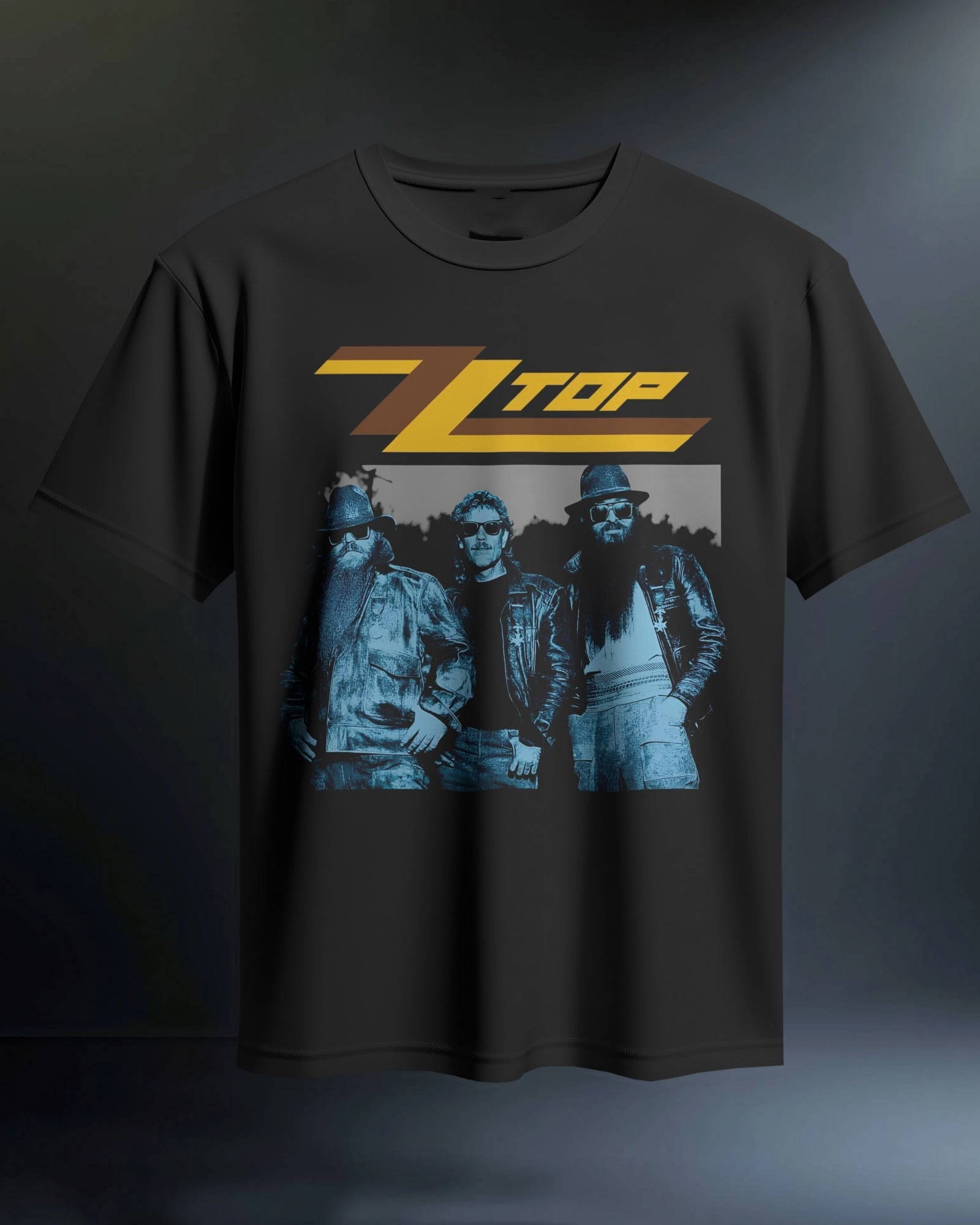 POLO REGULAR FIT BANDA DE ROCK ZZ TOP 012 - 1