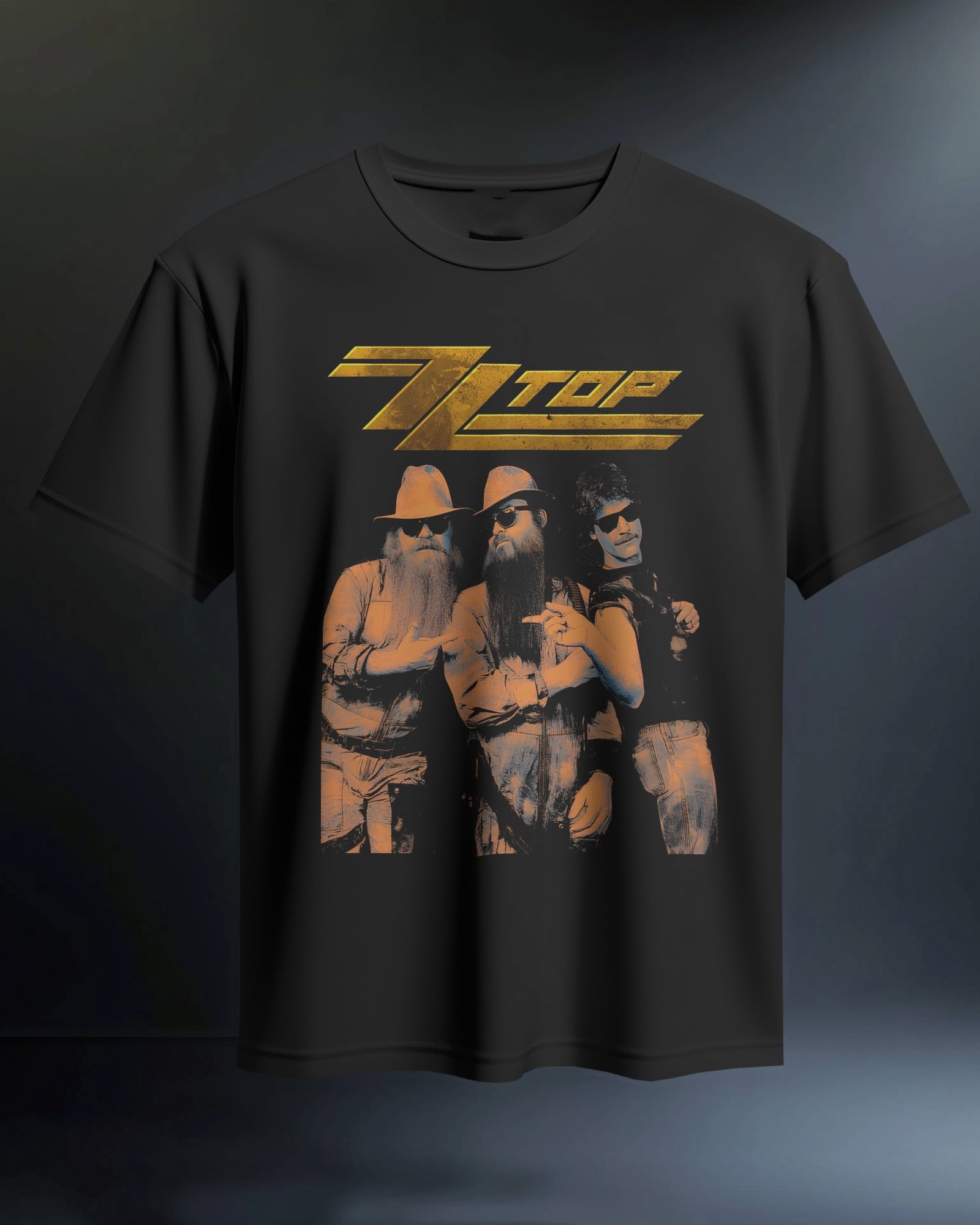 POLO REGULAR FIT BANDA DE ROCK ZZ TOP 013 - 1