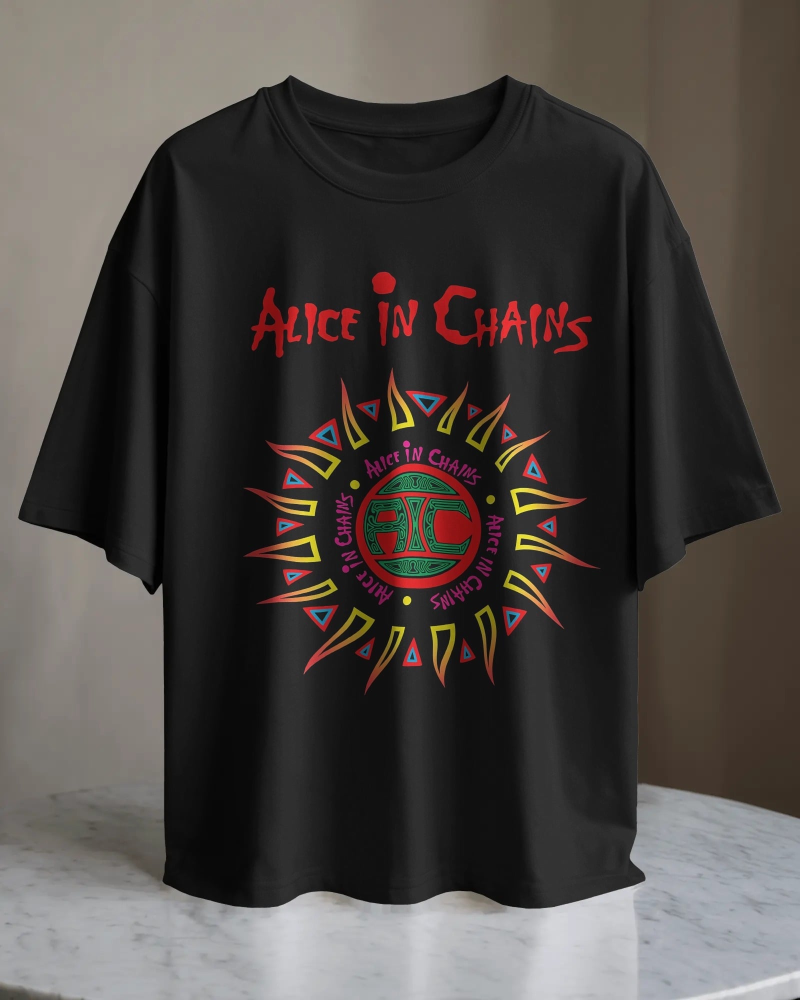 POLO OVERSIZE BANDA ALICE IN CHAINS 014 - 1