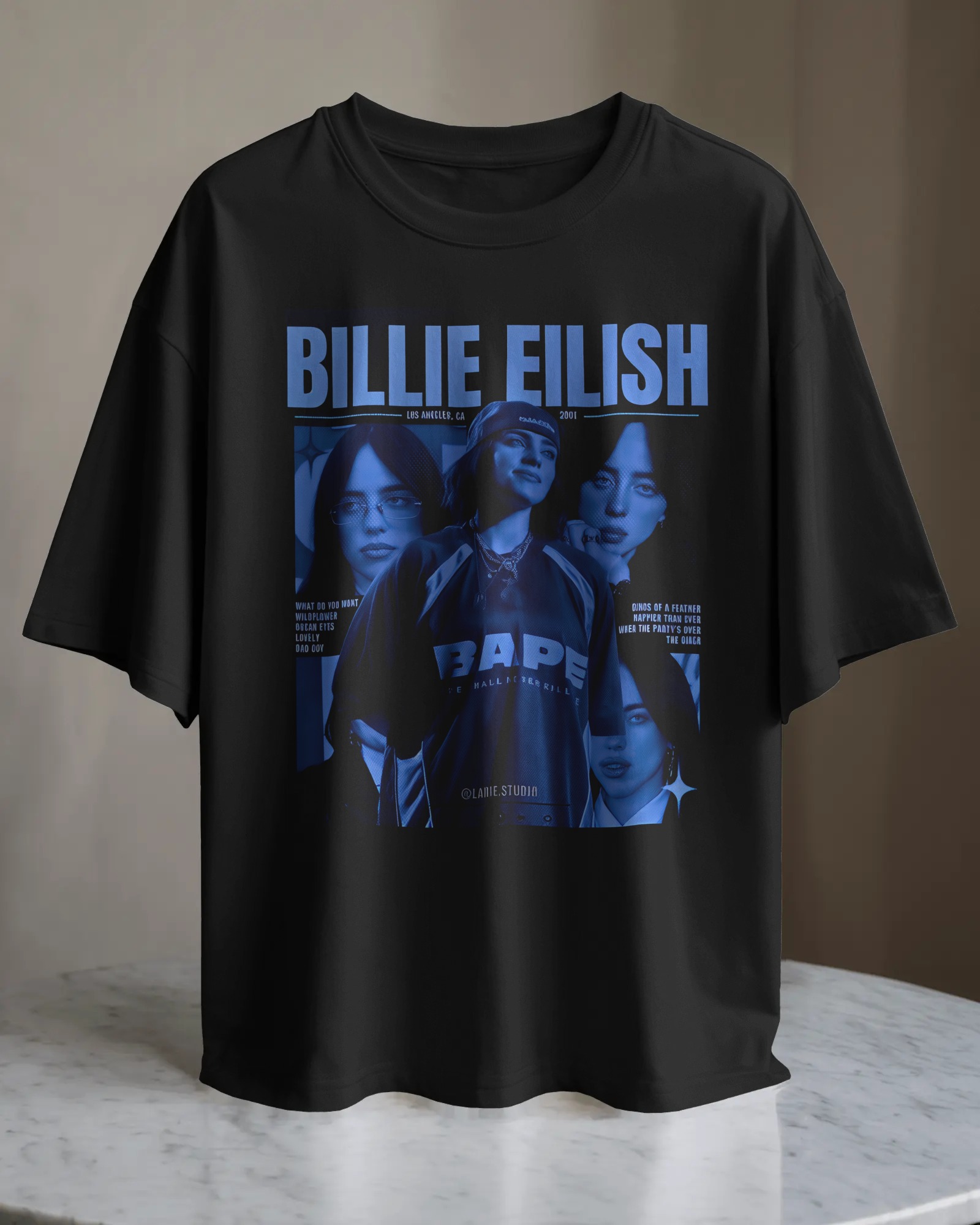 POLO OVERSIZE CANTANTE BILLIE EILISH 011 - 1