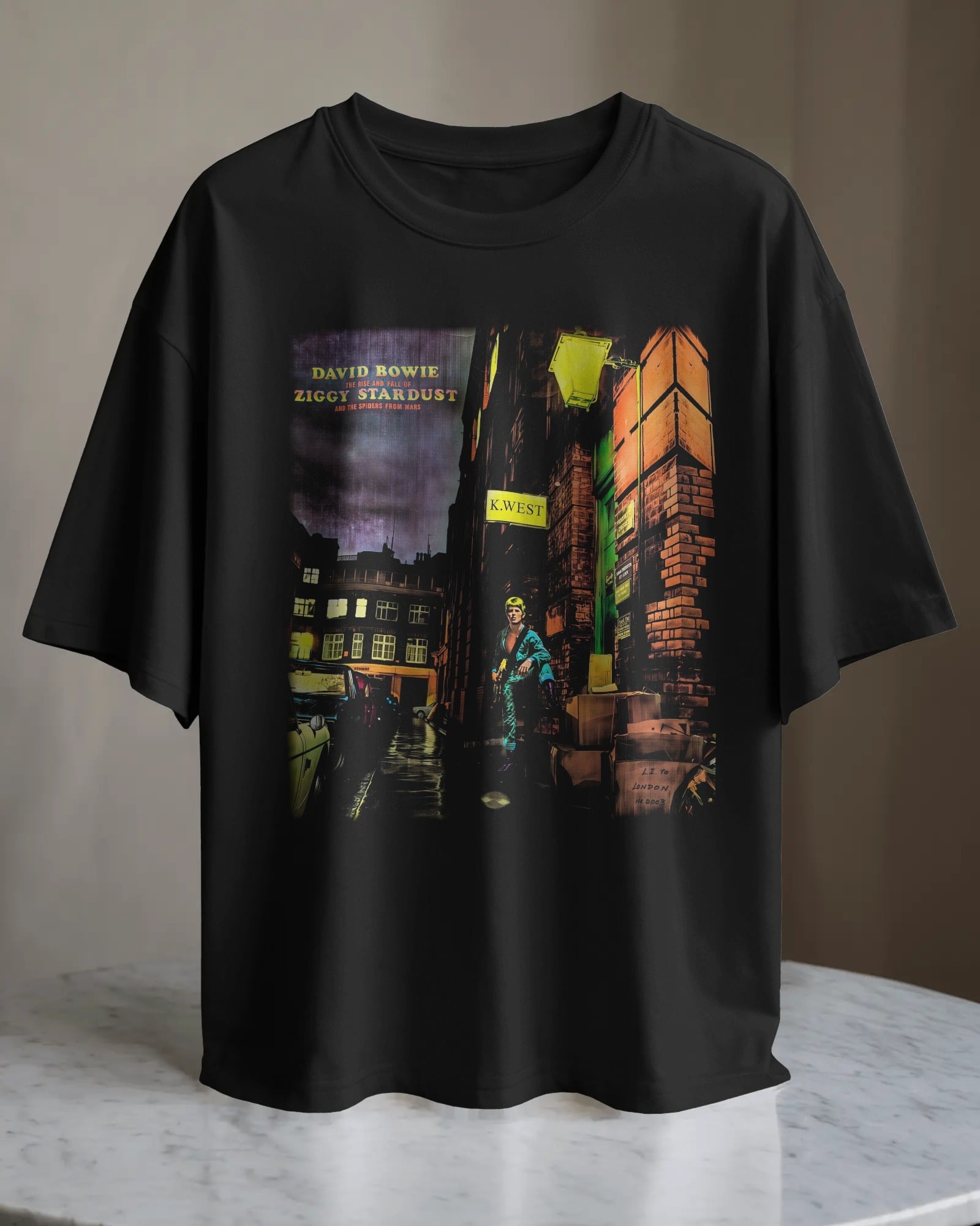 POLO OVERSIZE CANTANTE DAVID BOWIE 012 - 1