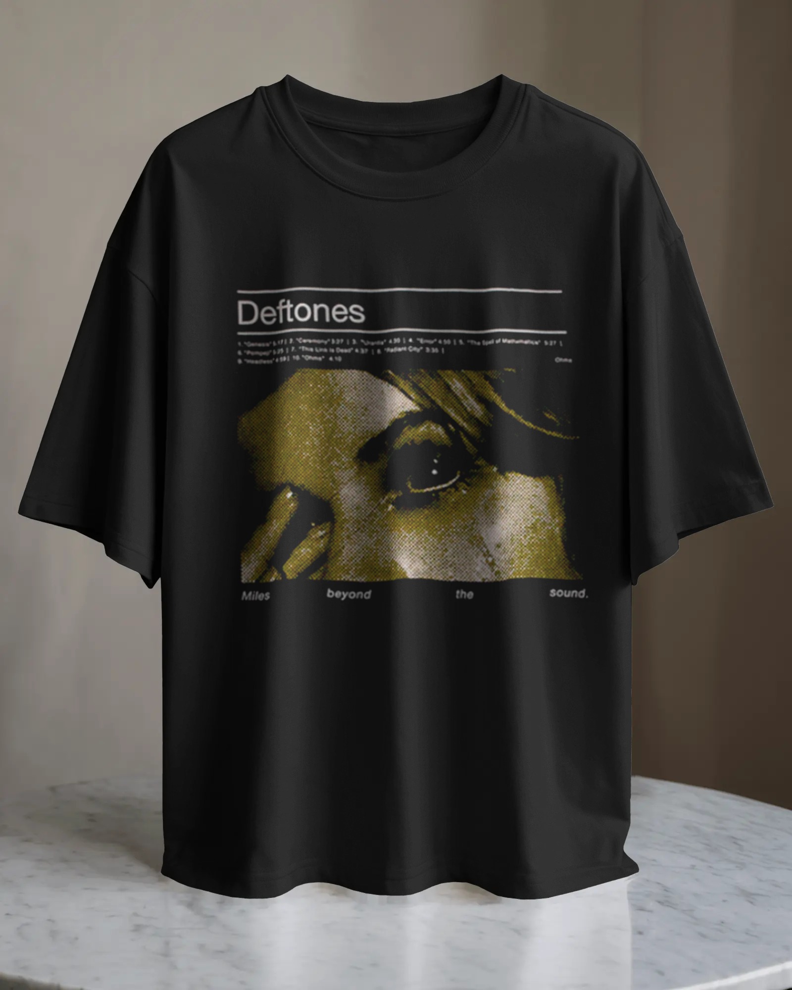 POLO OVERSIZE BANDA METAL DEFTONES 012 - 1