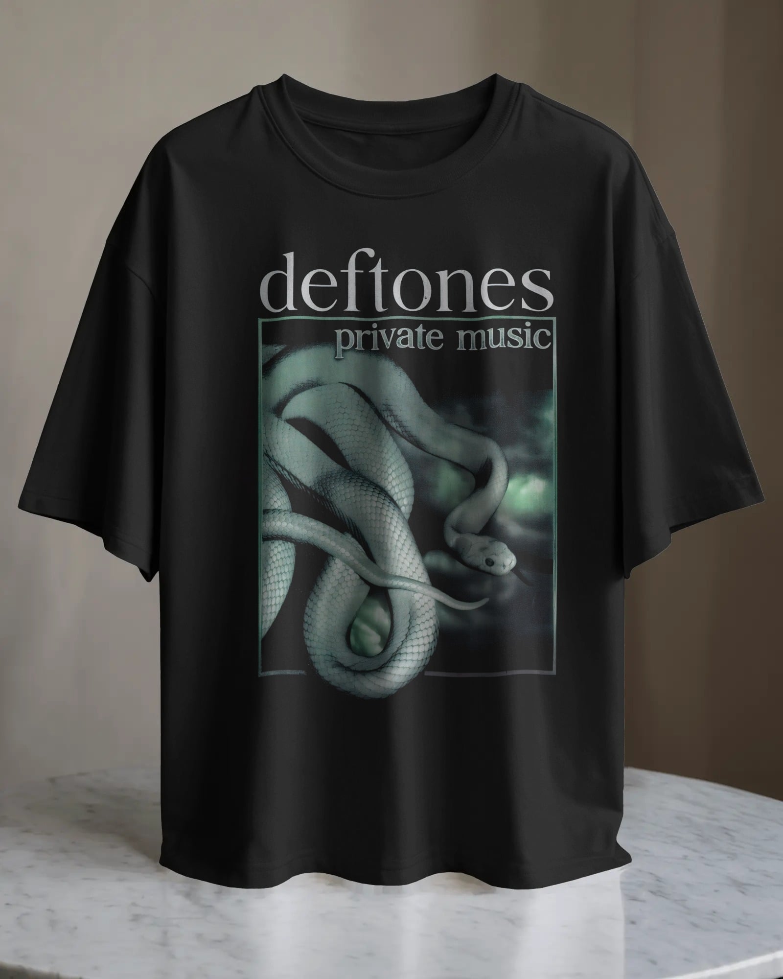POLO OVERSIZE BANDA METAL DEFTONES 013 - 1